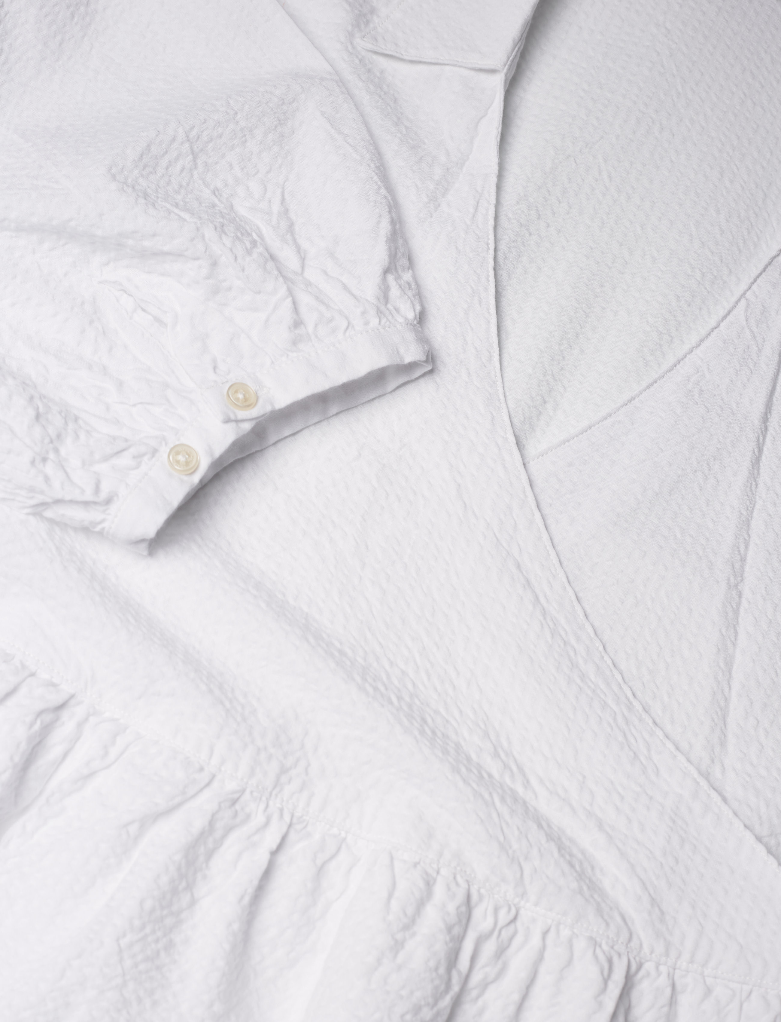 Lexington Clothing - Adina Organic Cotton Seersucker Dress - sommerkjoler - white - 5