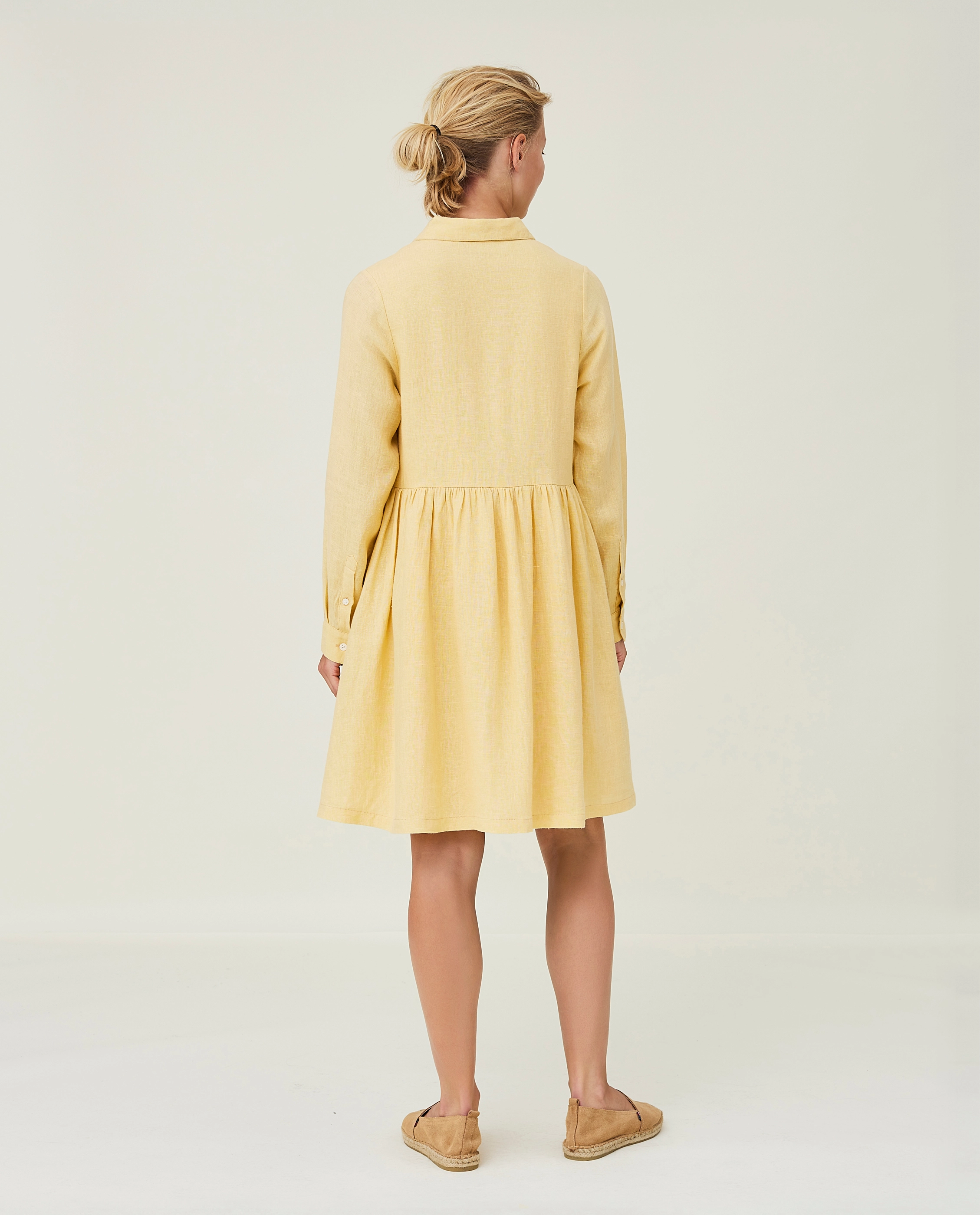 Lexington Clothing - Andrea Linen Dress - yellow - 3