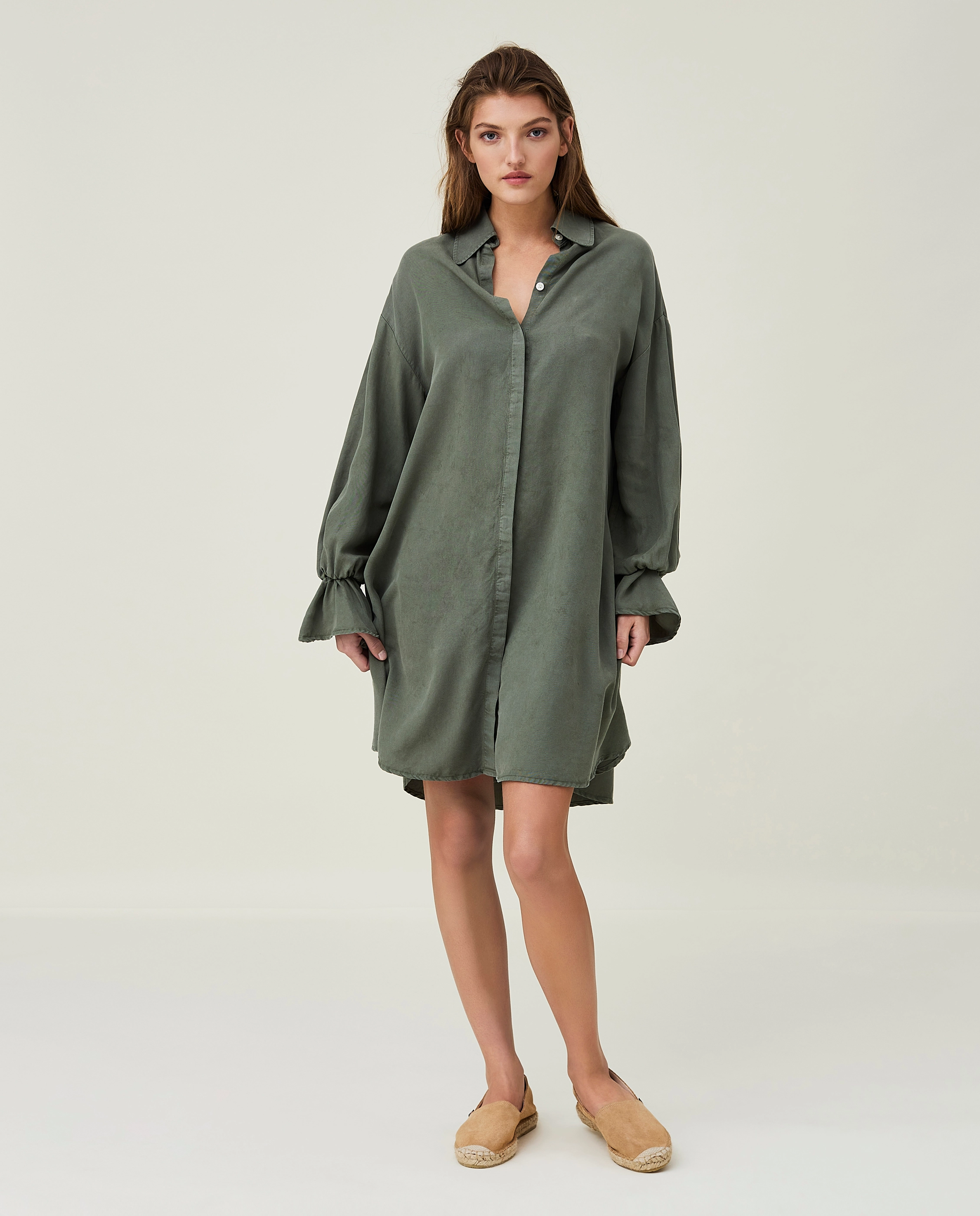 Lexington Clothing - Arabella Lyocell Dress - dark green - 2