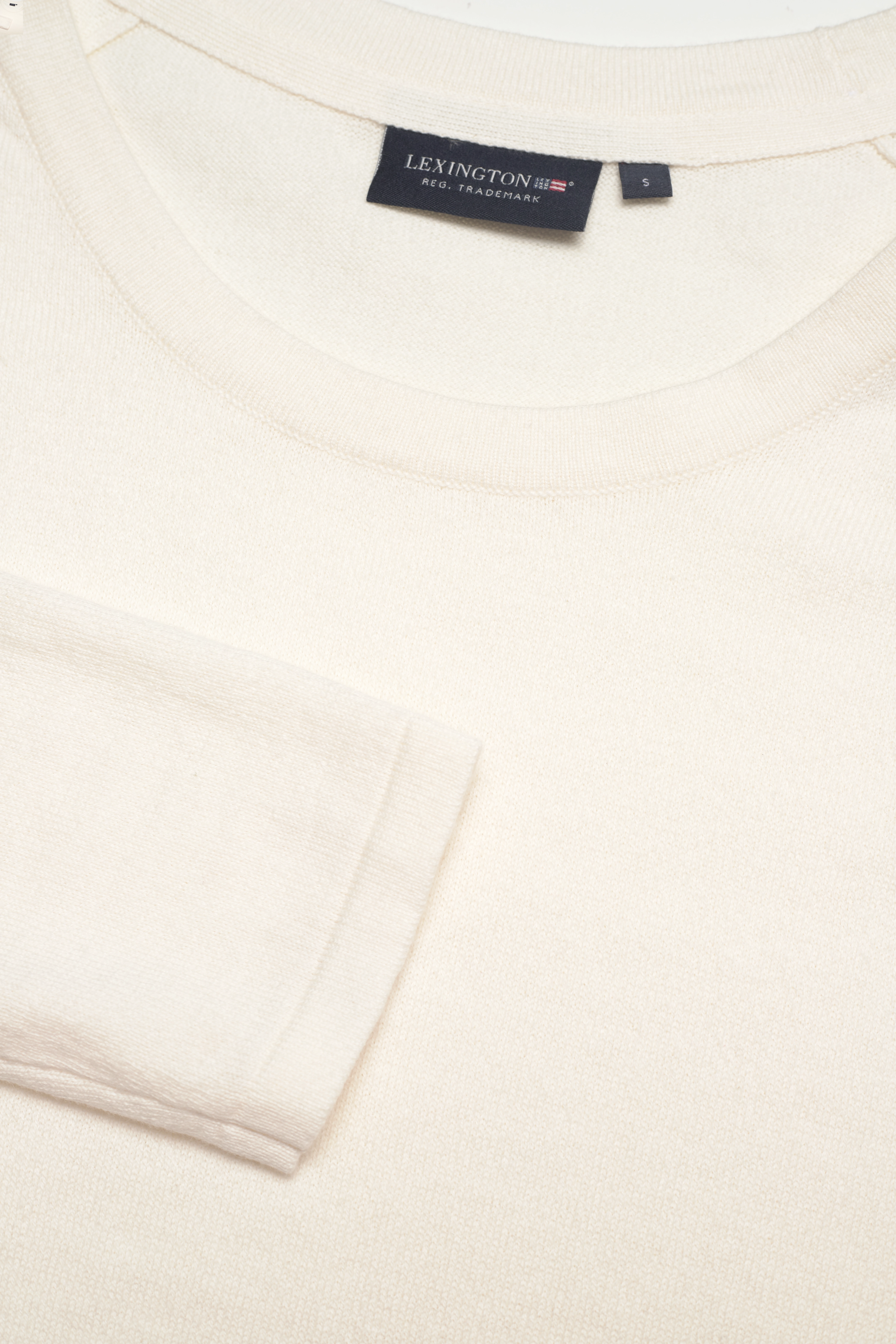 Lexington Clothing - Lea Organic Cotton/Cashmere Sweater - offwhite - 2