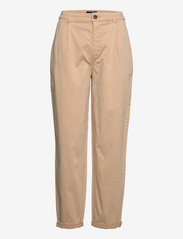 Lexington Clothing - Lilly Cotton/Modal Tapered Pants - chino püksid - beige - 0