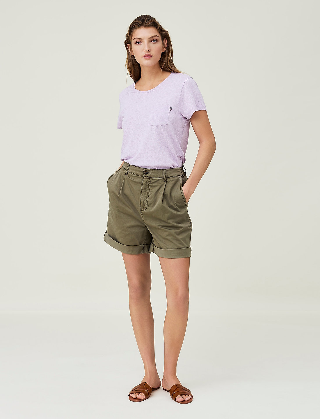 Lexington Clothing Marissa Cotton Canvas Shorts Chino shorts Boozt