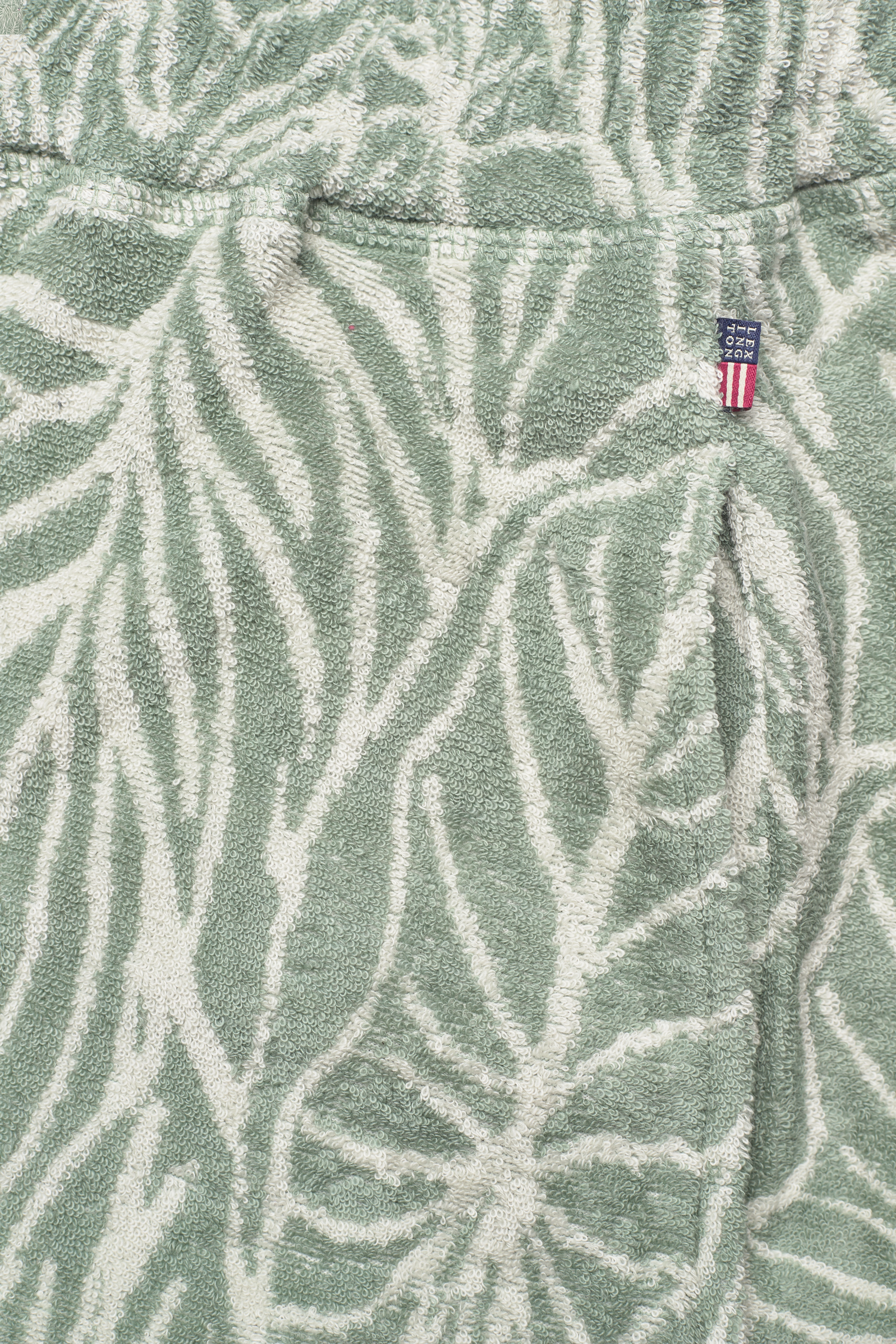 Lexington Clothing - Andy Organic Cotton Terry Shorts - green print - 5