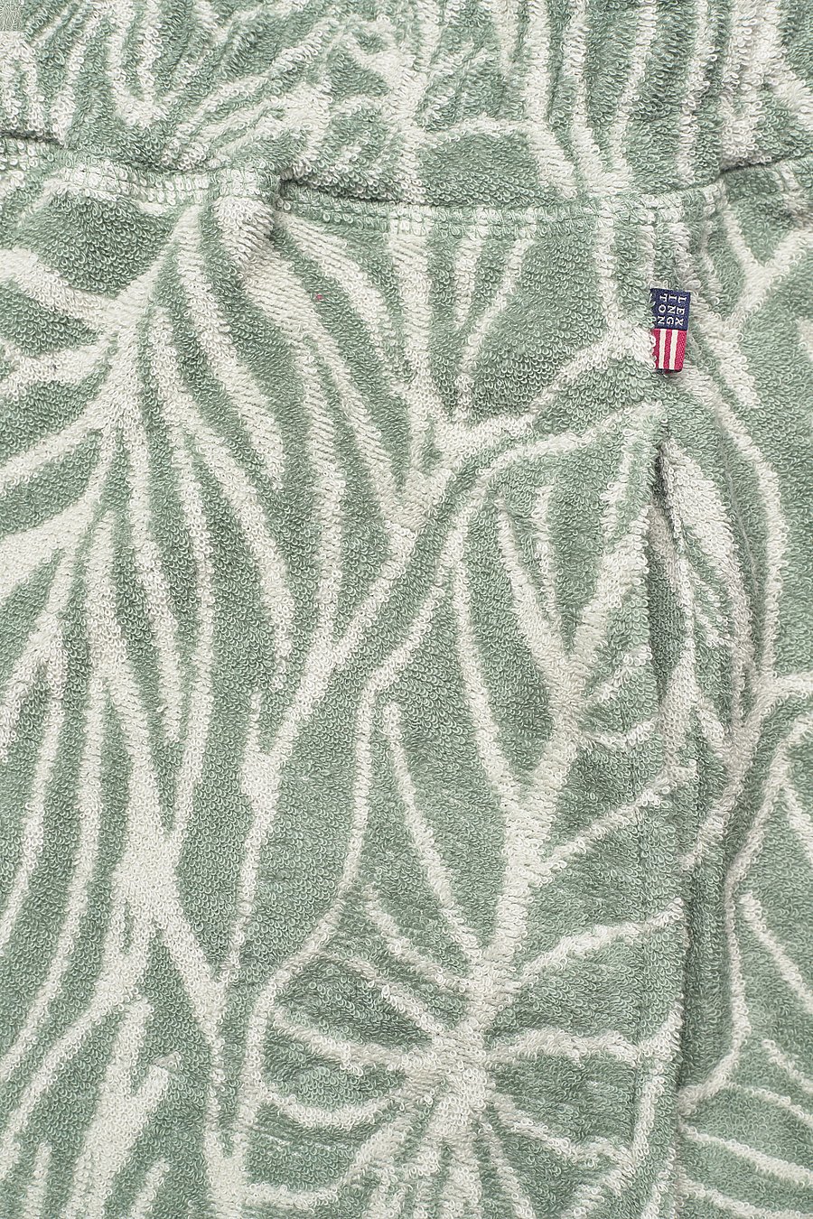 Lexington Clothing - Andy Organic Cotton Terry Shorts - green print - 5