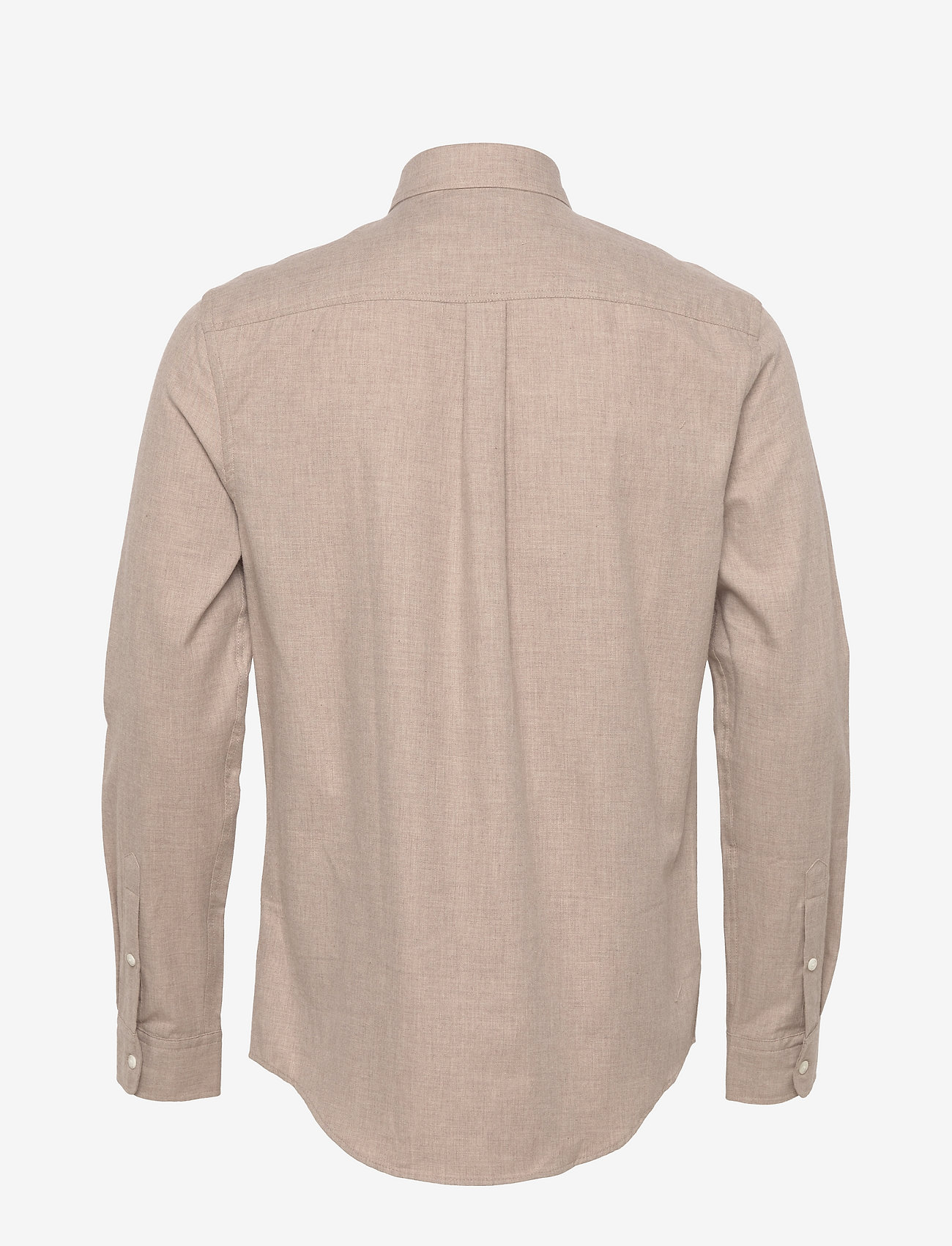 Lexington Clothing - Peter Lt Flannel Shirt - light beige melange - 1