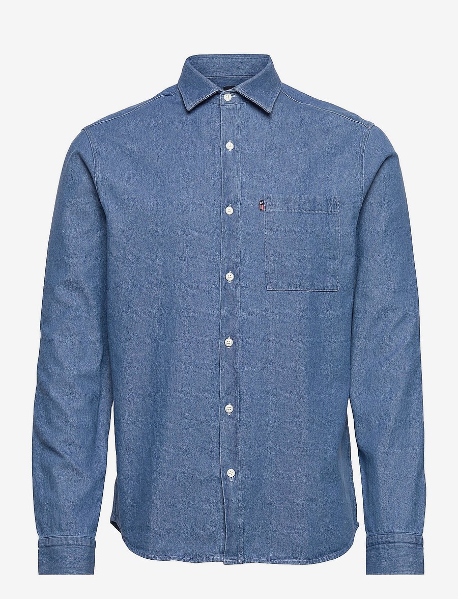 Lexington Clothing - August Denim Shirt - lt blue denim - 0