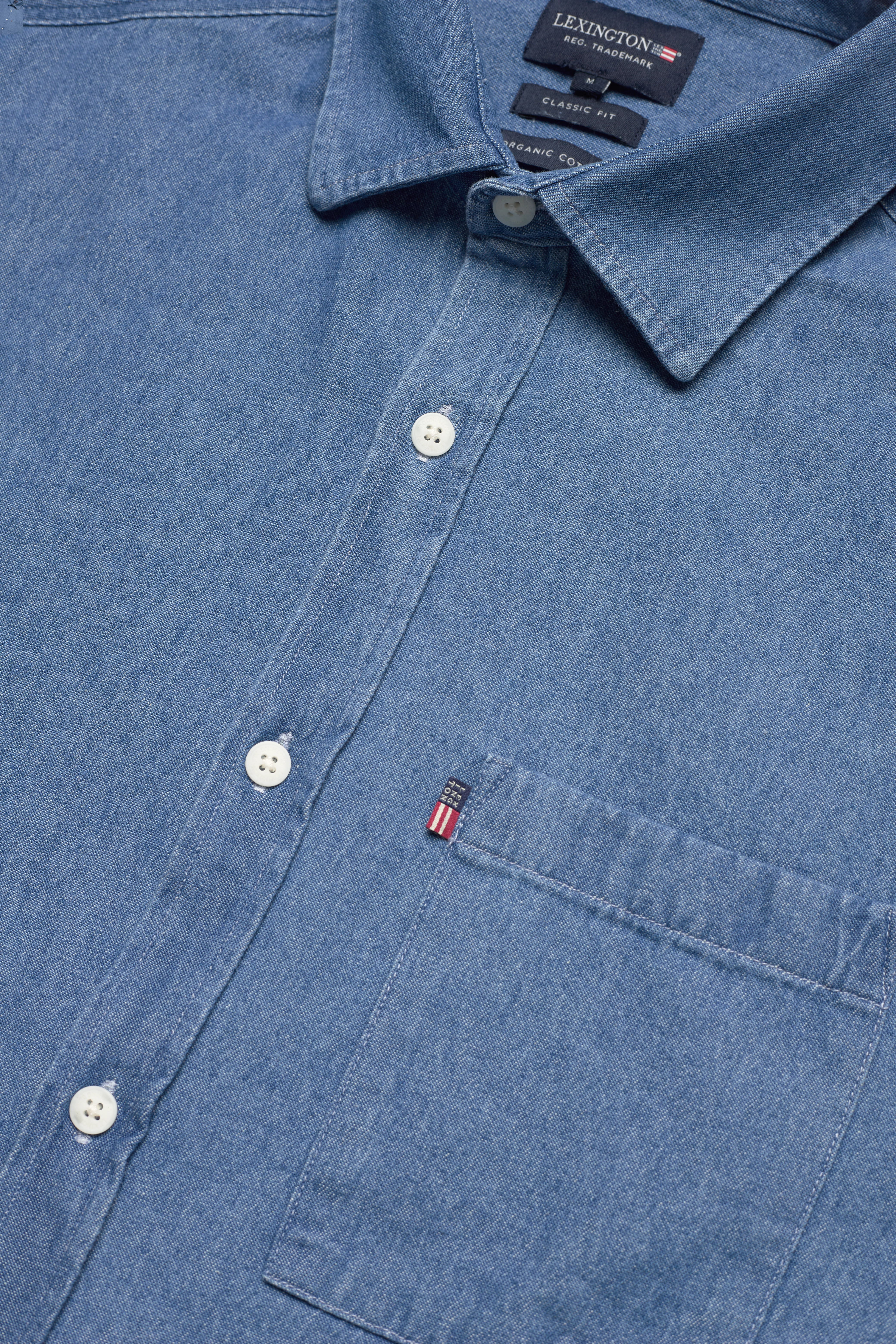 Lexington Clothing - August Denim Shirt - lt blue denim - 3