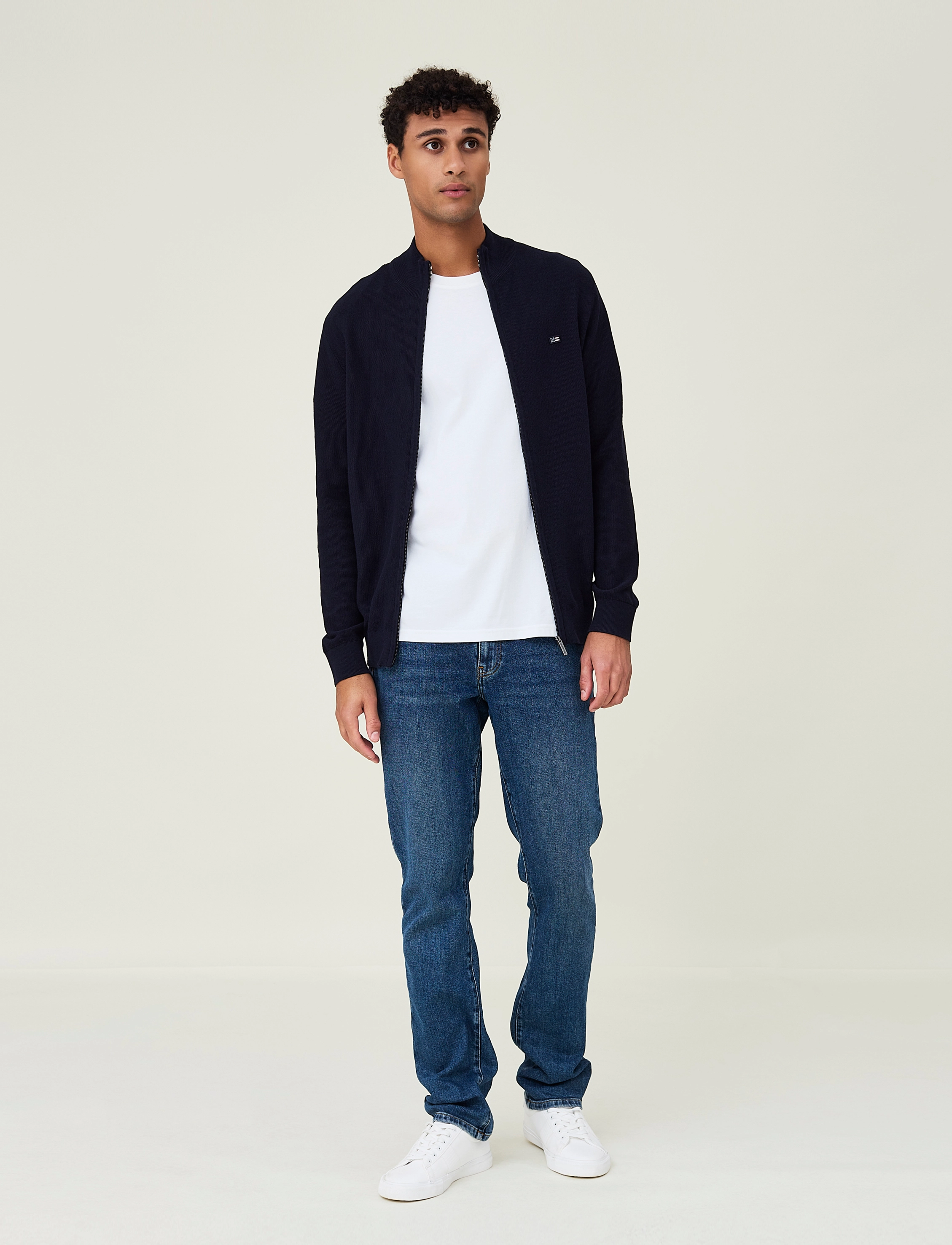 Lexington Clothing - Cory Full Zip Cardigan - dark blue - 2
