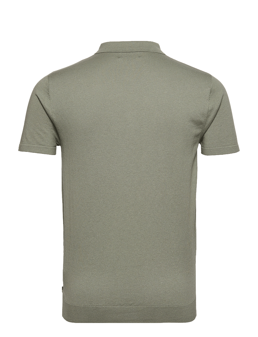 Lexington Clothing - Angelo Cotton/Silk Blend Knitted Polo - green - 1