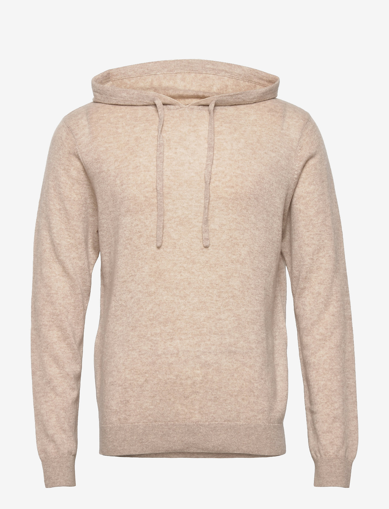 Lexington Clothing - Alexis Merino/Cashmere Blend Knitted Hood - light beige melange - 0