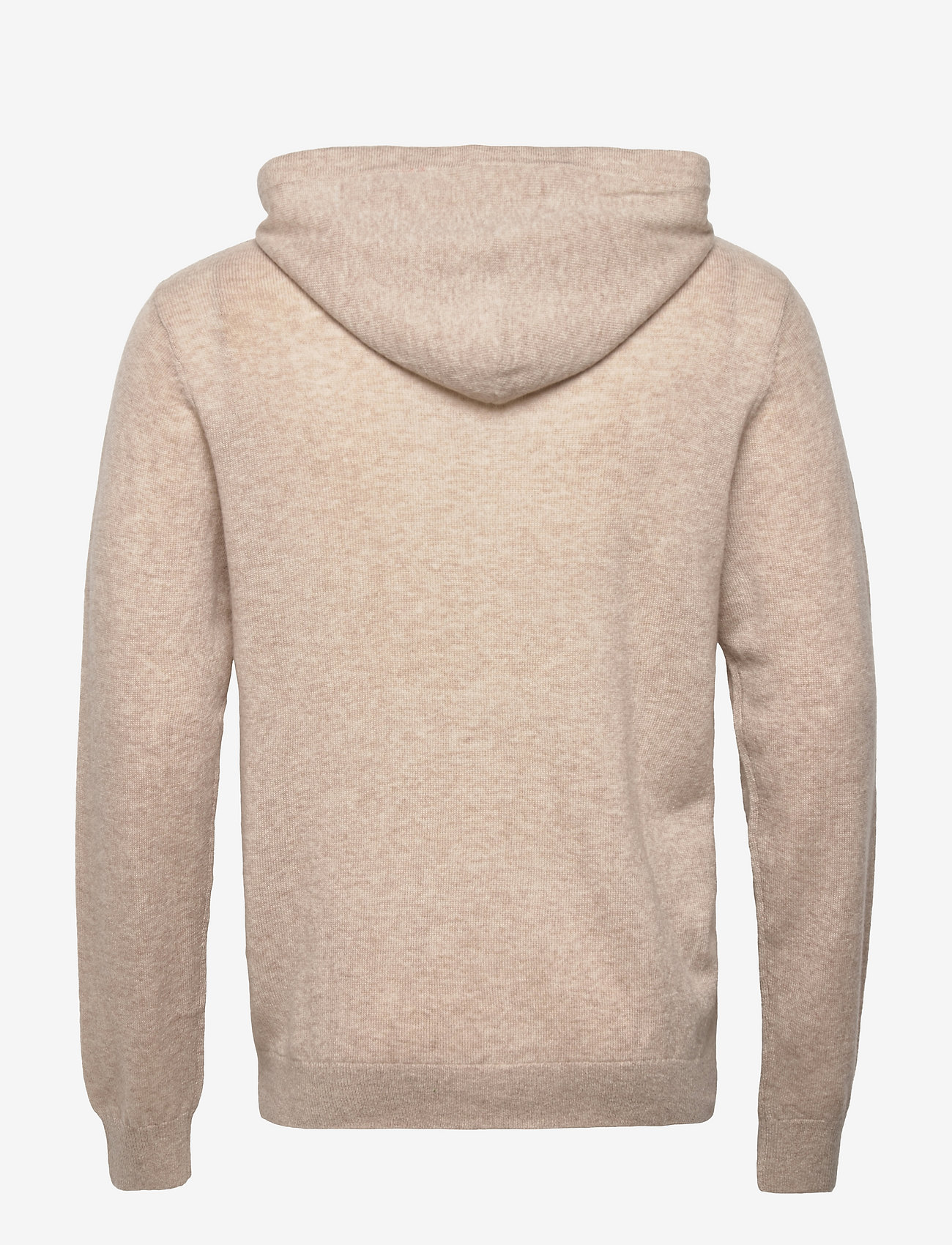 Lexington Clothing - Alexis Merino/Cashmere Blend Knitted Hood - light beige melange - 1