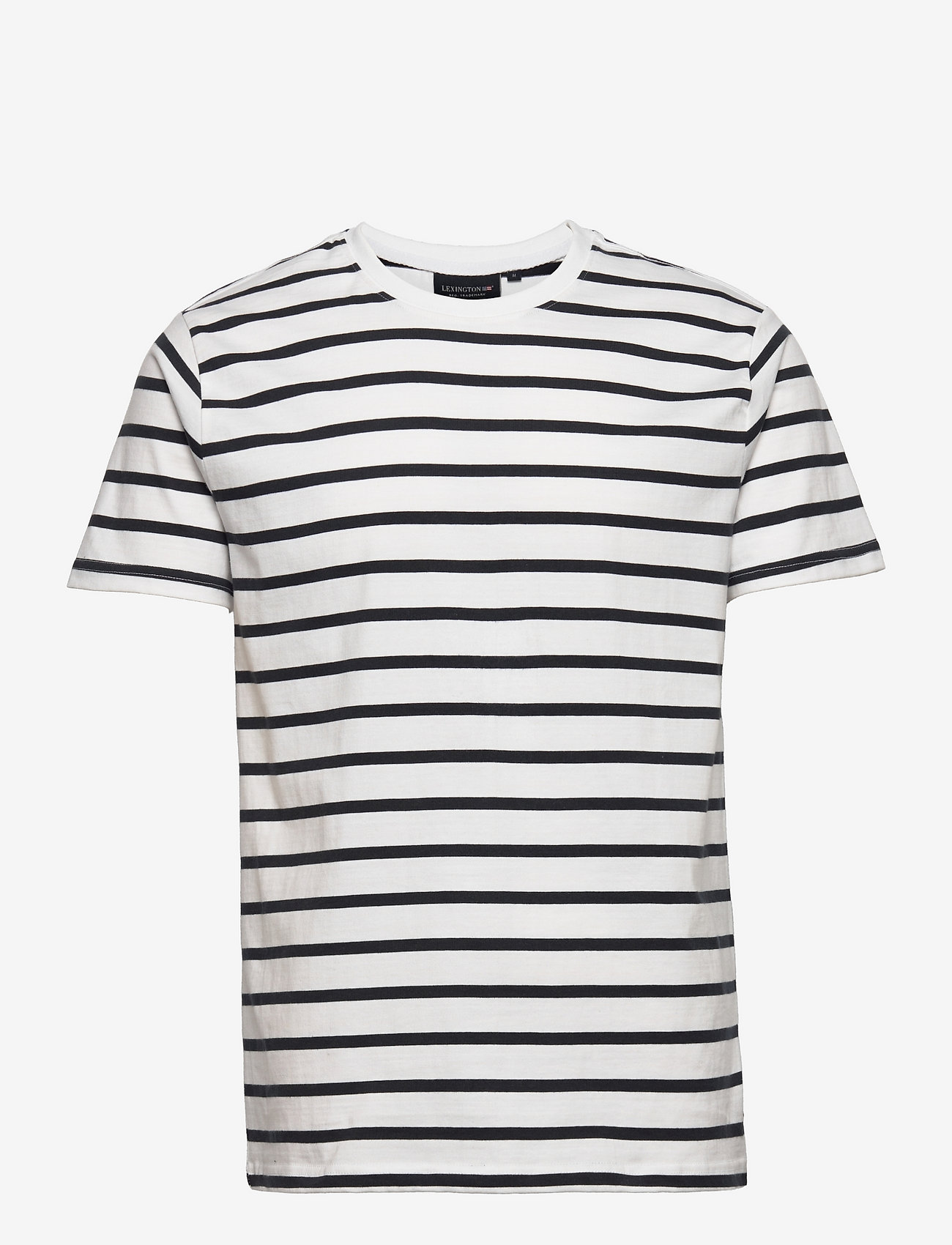 Ricky Striped Tee - WHITE/BLUE STRIPE