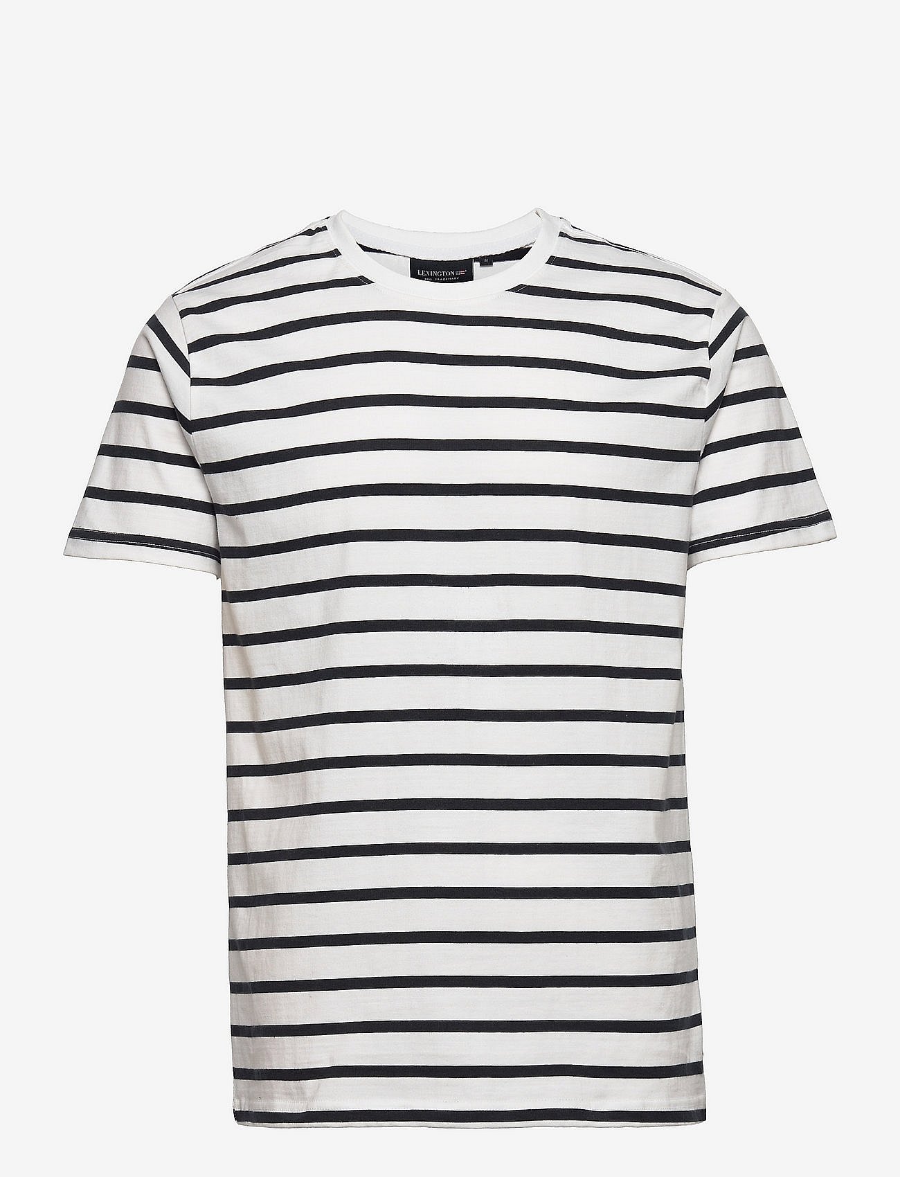 Ricky Striped Tee - WHITE/BLUE STRIPE