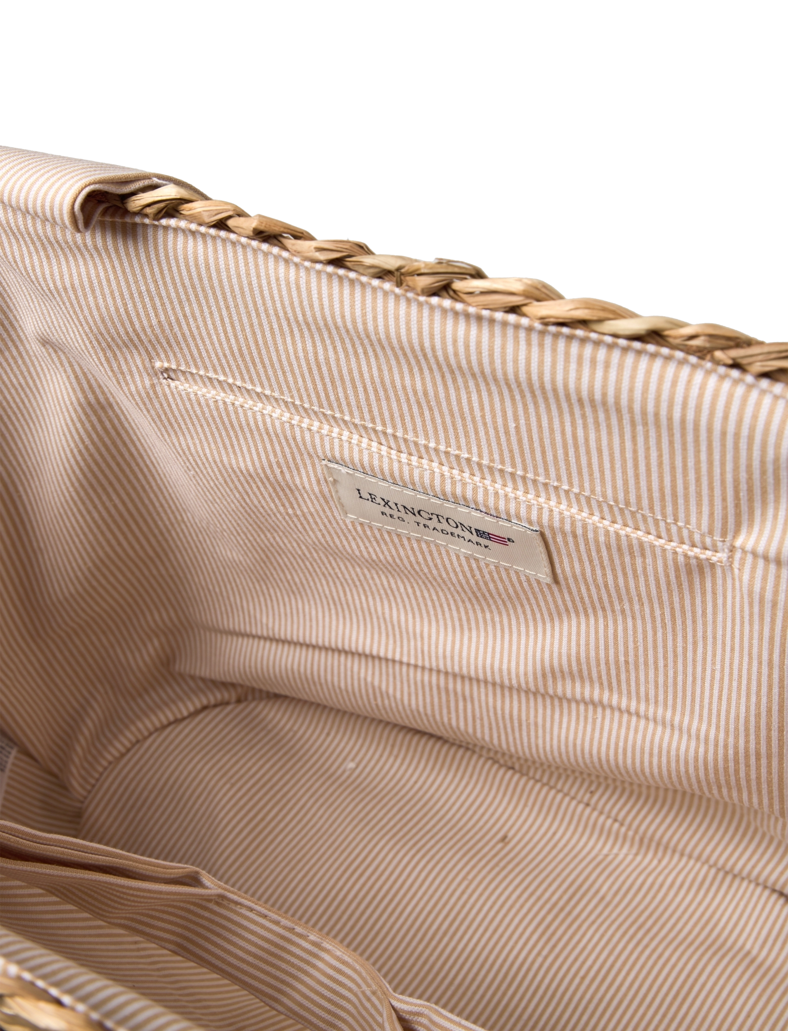 Lexington Clothing - Newton Straw Bag - beige - 3