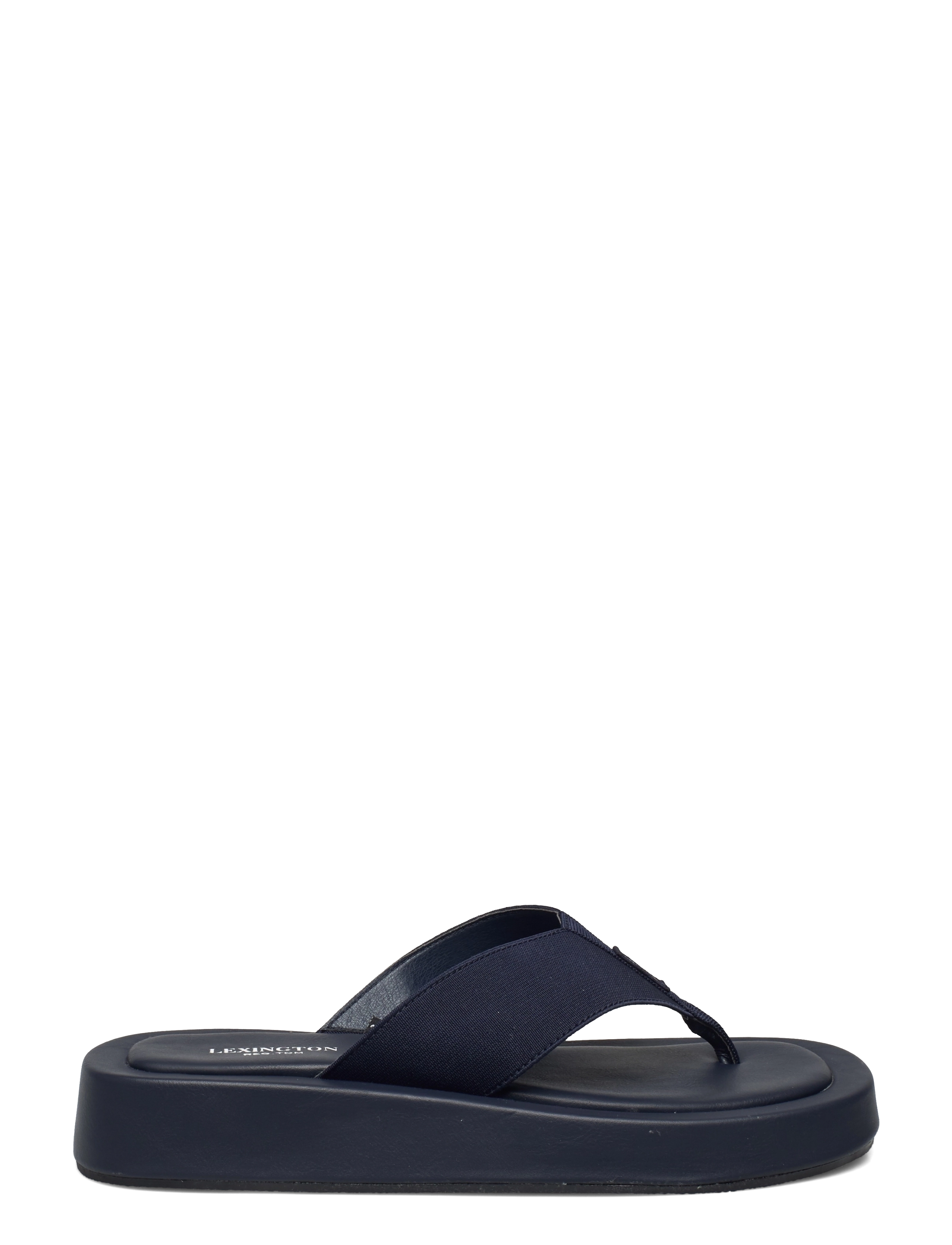 Lexington Clothing - Trinity Platform Flip Flop - dark blue - 1