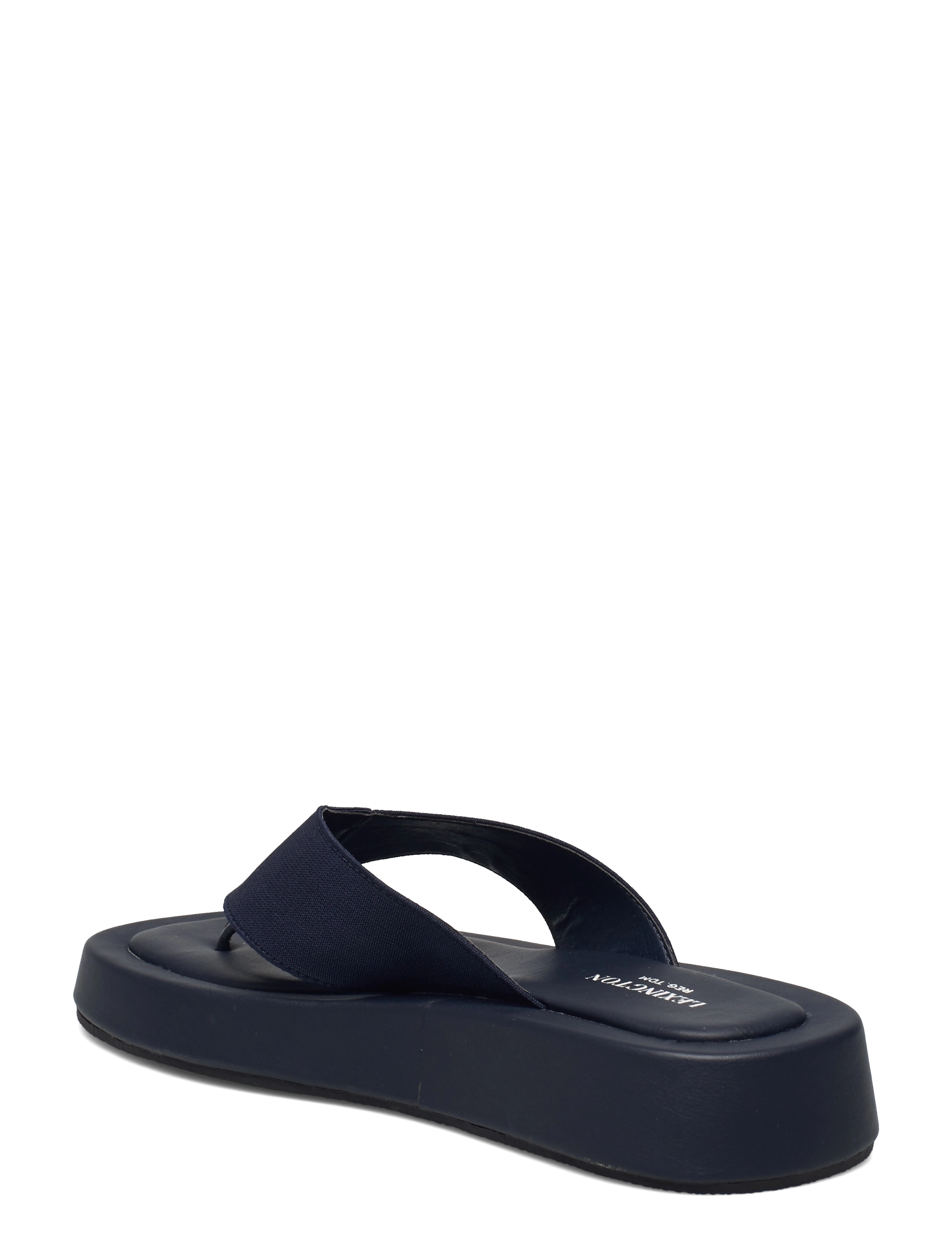Lexington Clothing - Trinity Platform Flip Flop - dark blue - 2