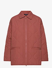 Lexington Clothing - Linn Quilted Jacket - spring jackets - dark orange - 0