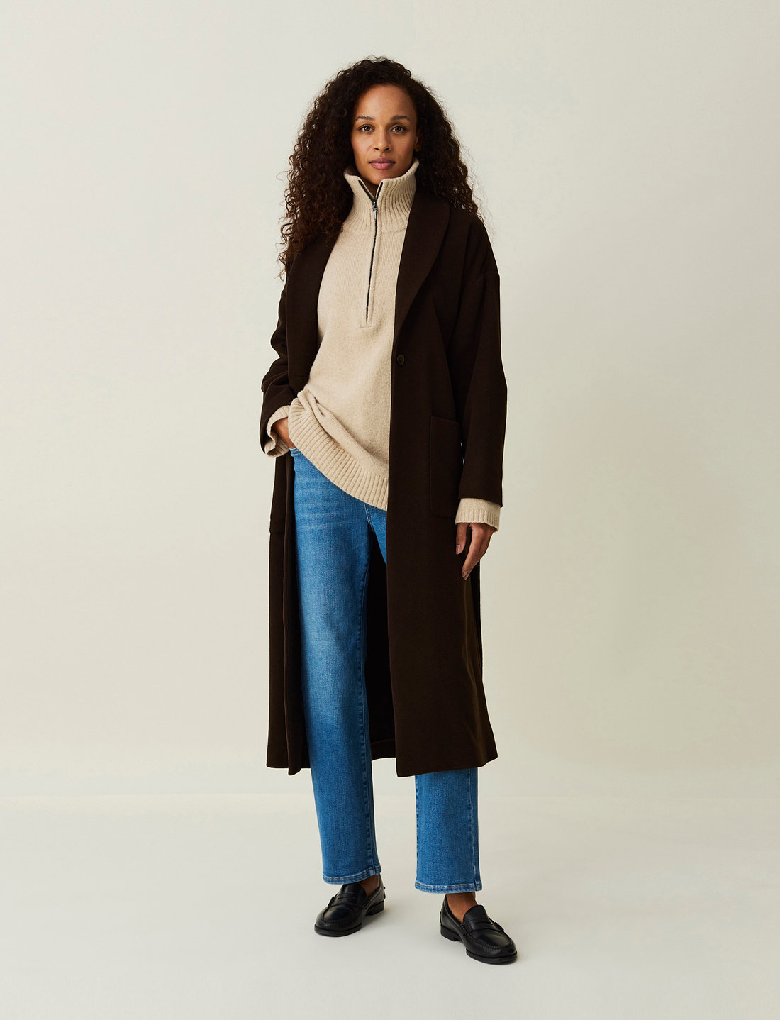 Cashmere wool blend coat best sale
