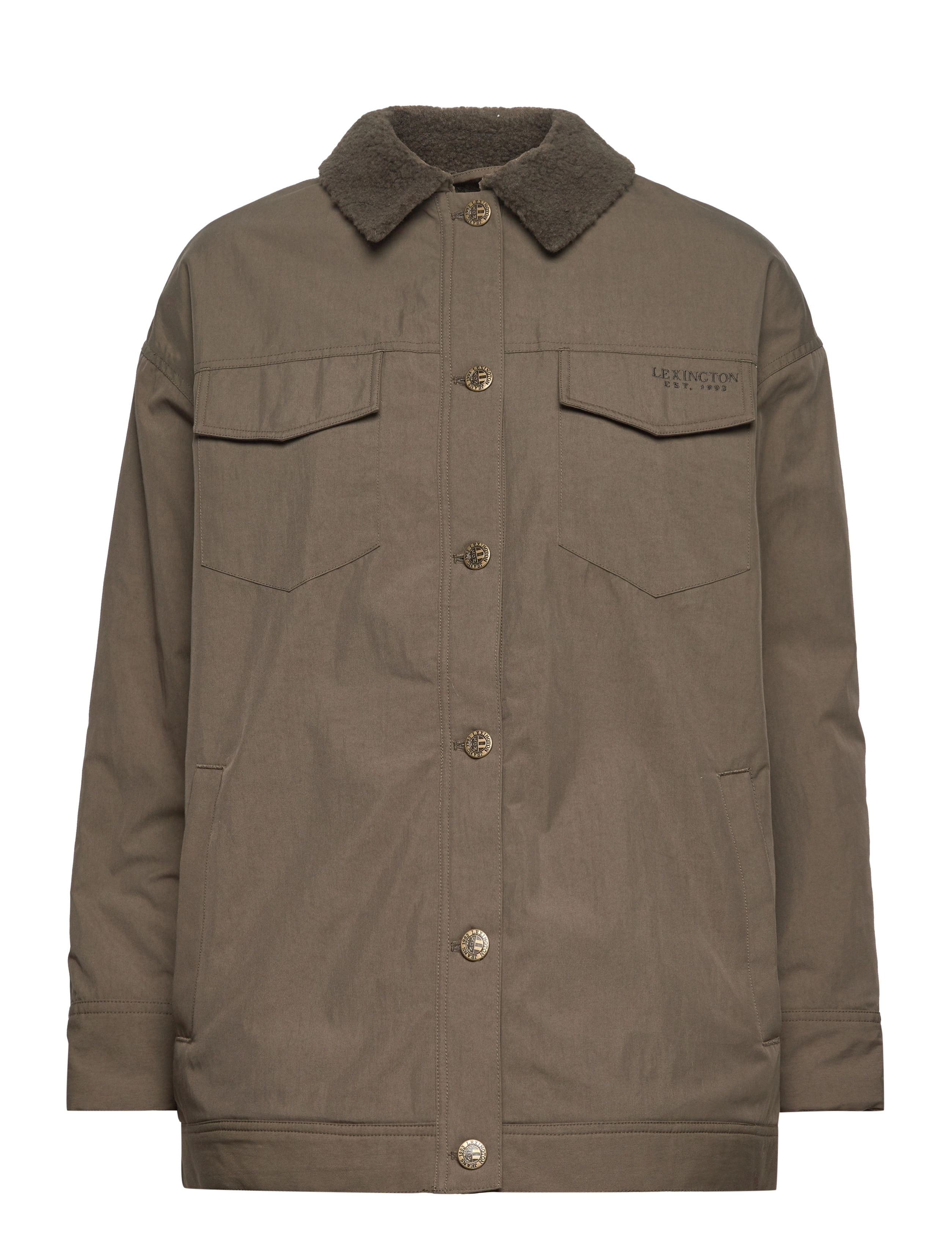 Lexington Clothing - Louise Sherpa Jacket - dark green - 1