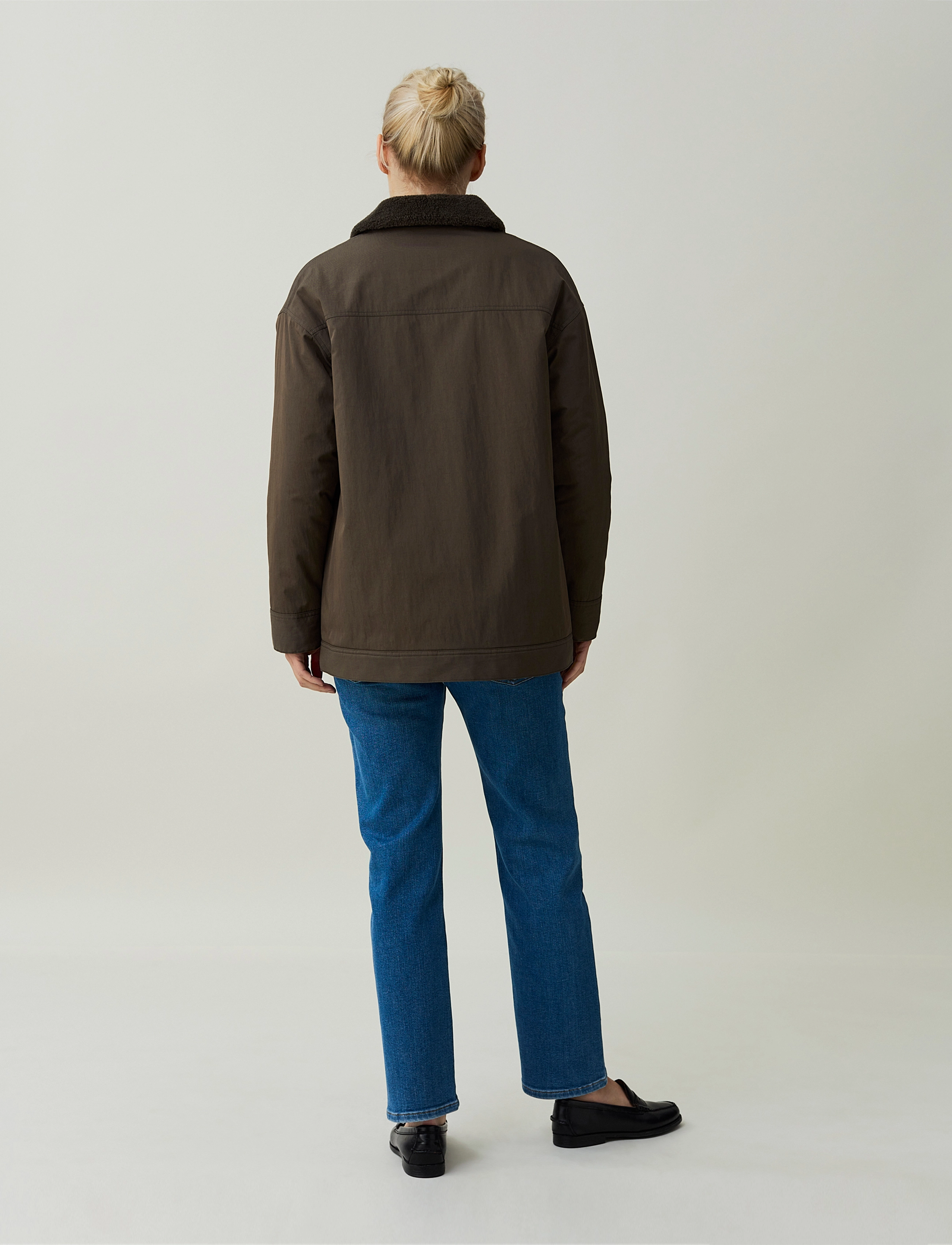 Lexington Clothing - Louise Sherpa Jacket - dark green - 3