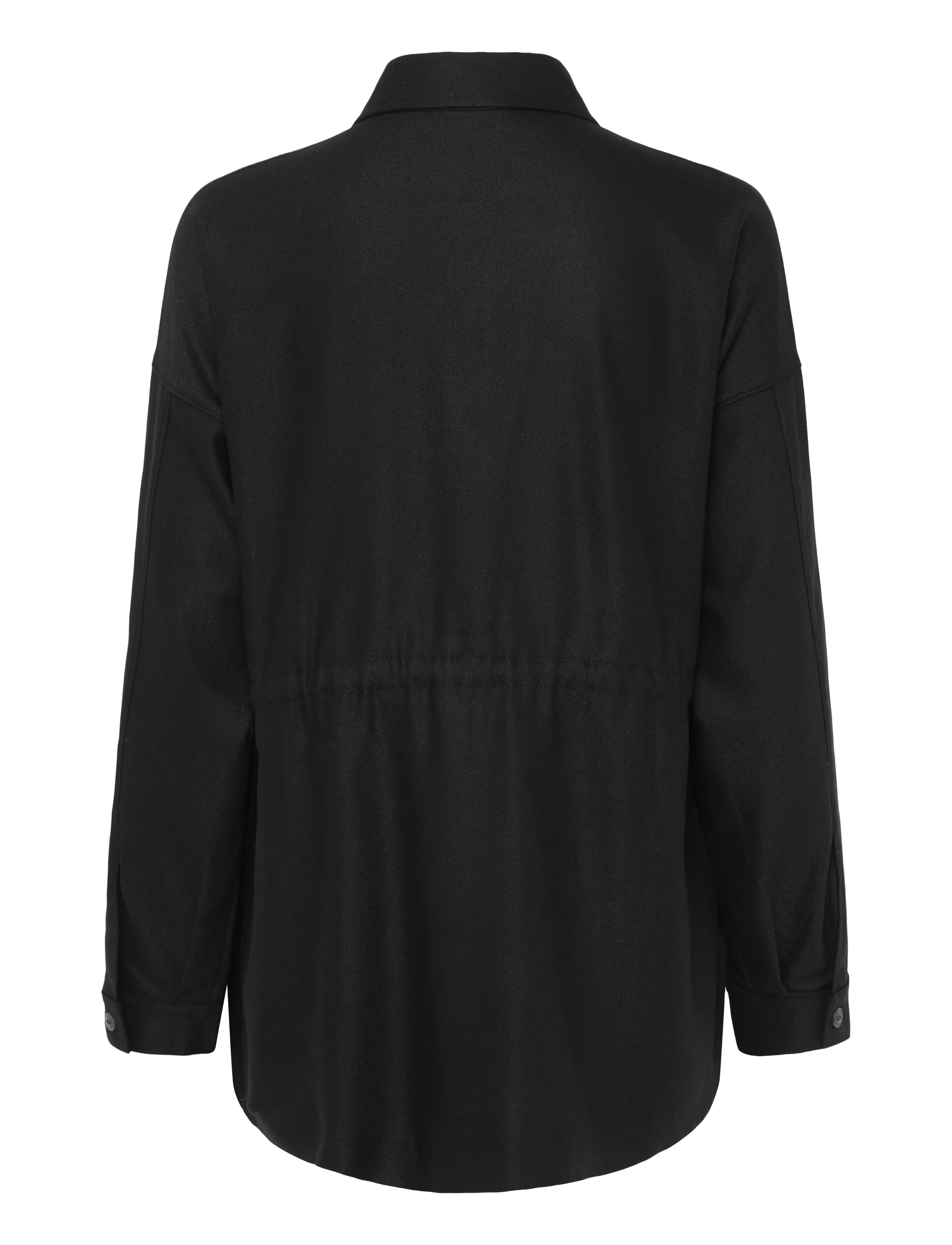 Lexington Clothing - Carly Wool Blend Overshirt - black - 2
