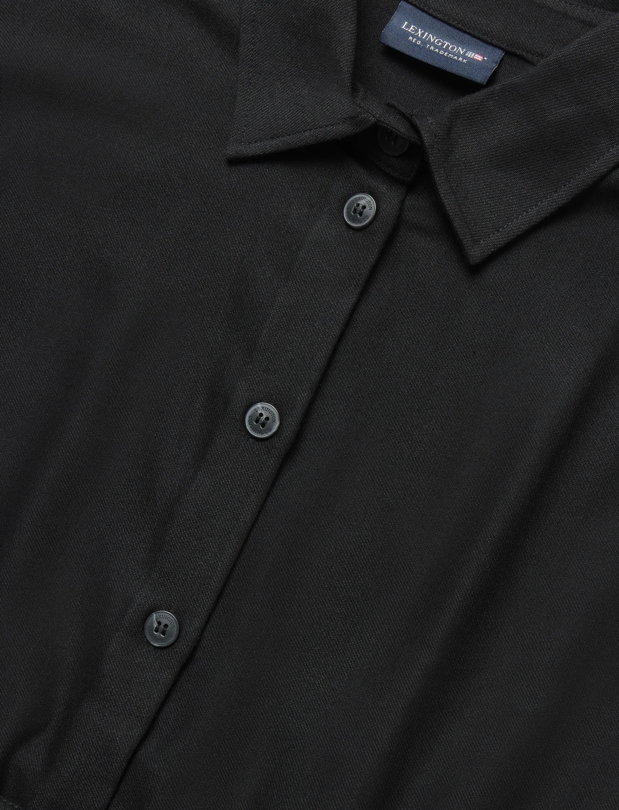 Lexington Clothing - Carly Wool Blend Overshirt - black - 5