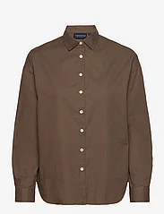 Lexington Clothing - Edith Light Oxford Shirt - long-sleeved shirts - light brown - 0