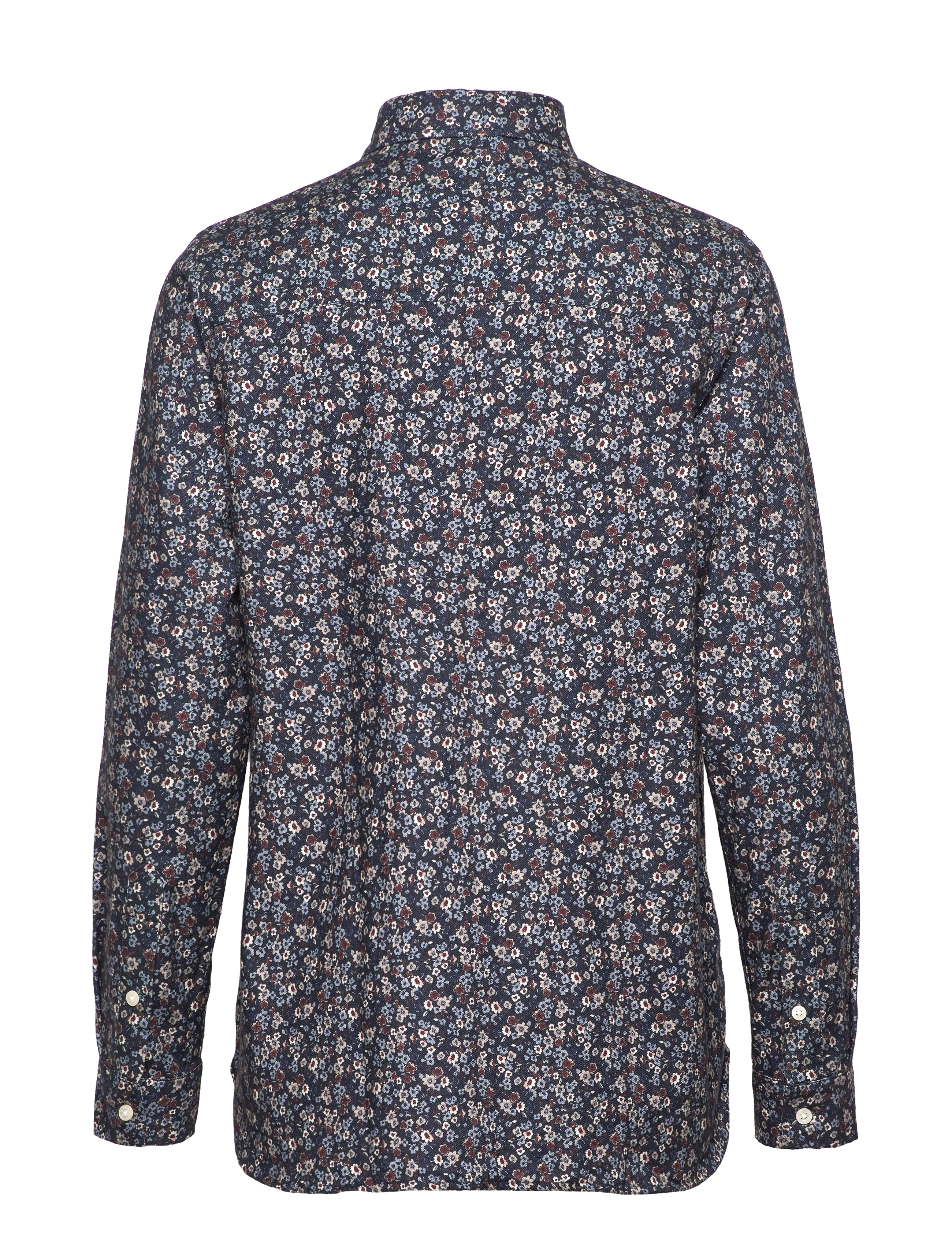 Lexington Clothing - Sanna Organic Cotton Printed Flannel Shirt - flower print - 1