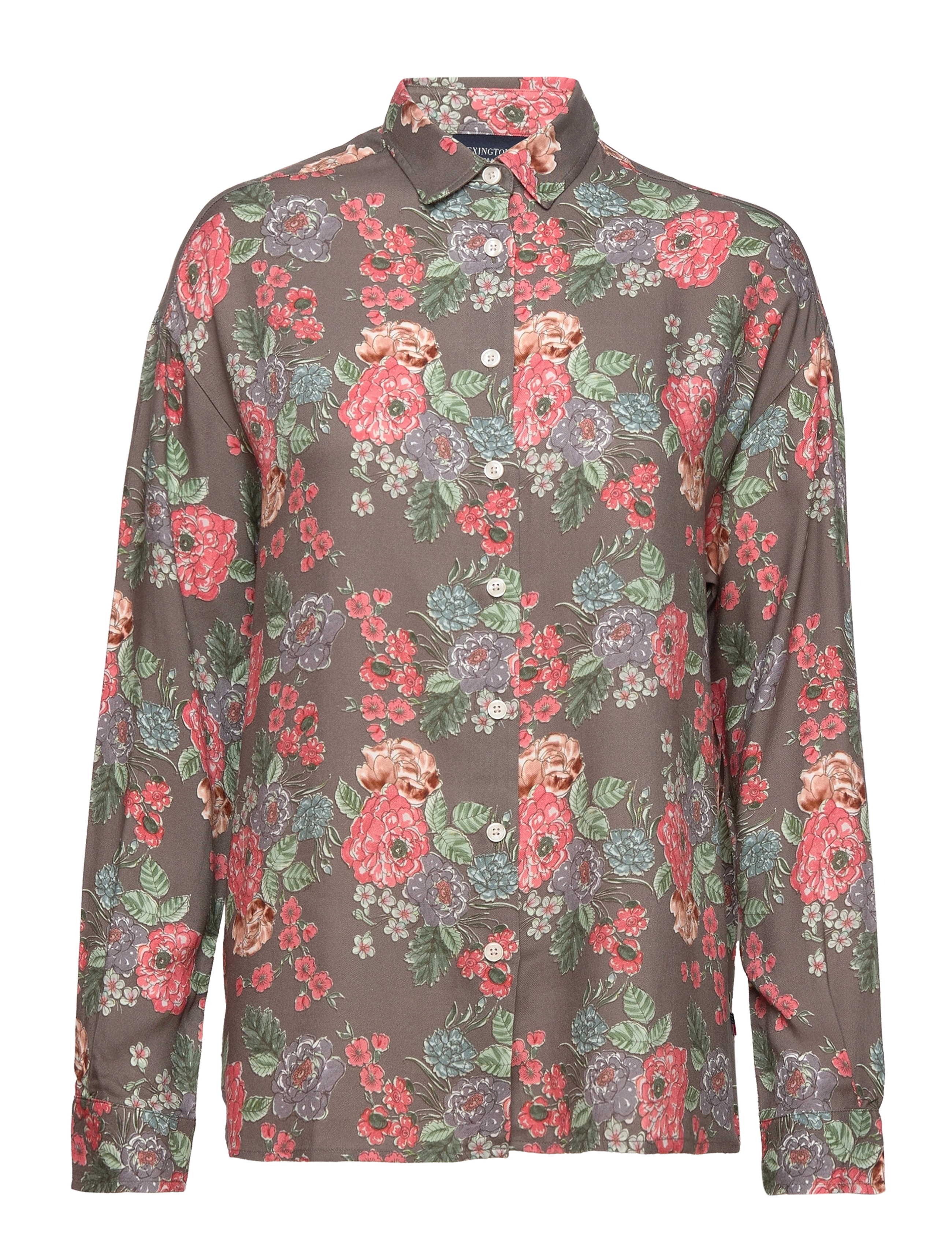 Lexington Clothing - Edith Flower Print Viscose Shirt - flower print - 1