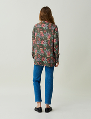 Lexington Clothing - Edith Flower Print Viscose Shirt - pitkähihaiset paidat - flower print - 3