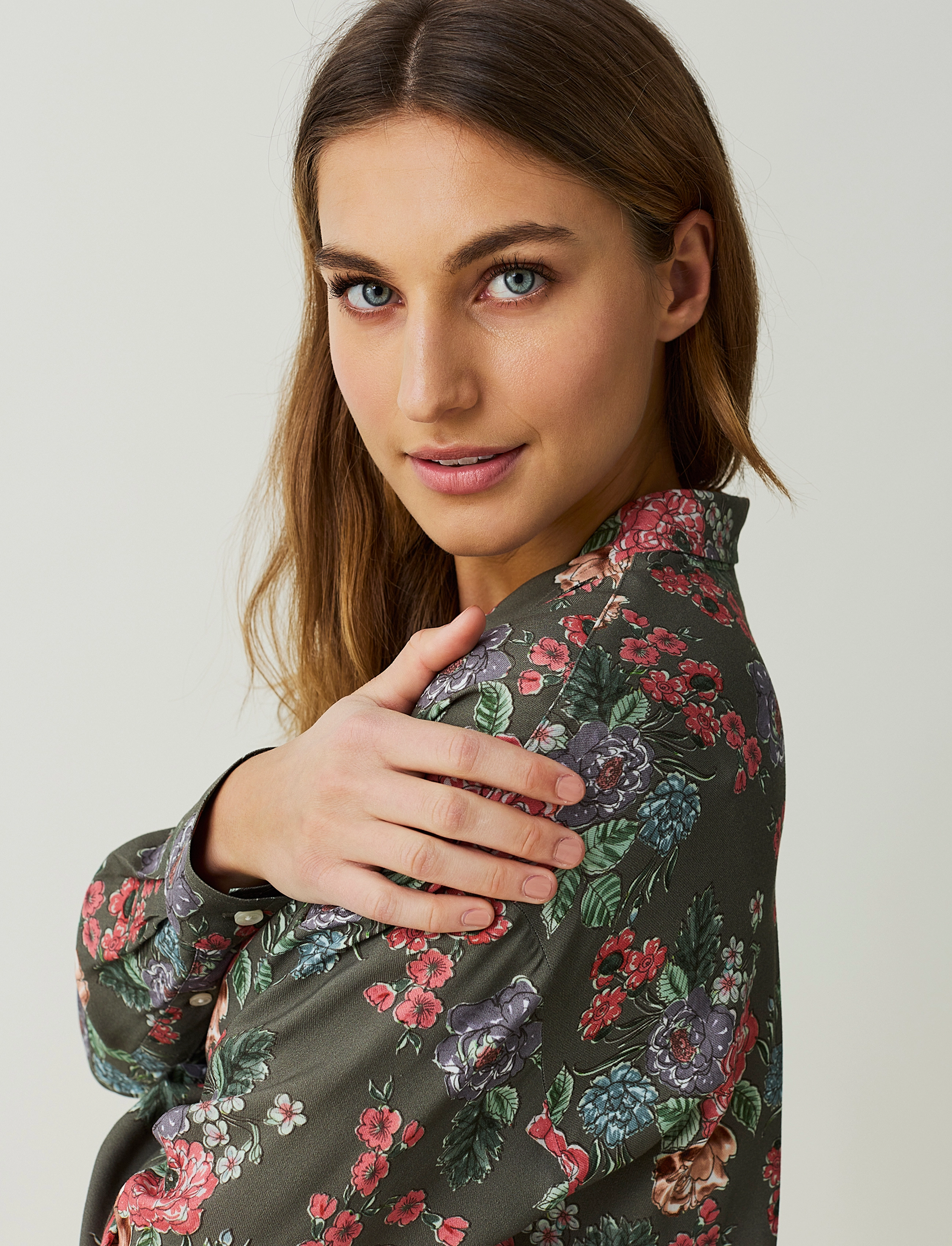 Lexington Clothing - Edith Flower Print Viscose Shirt - flower print - 4