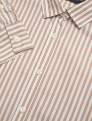 Lexington Clothing - Daphne Organic Cotton Poplin Shirt - long-sleeved shirts - beige/white stripe - 2