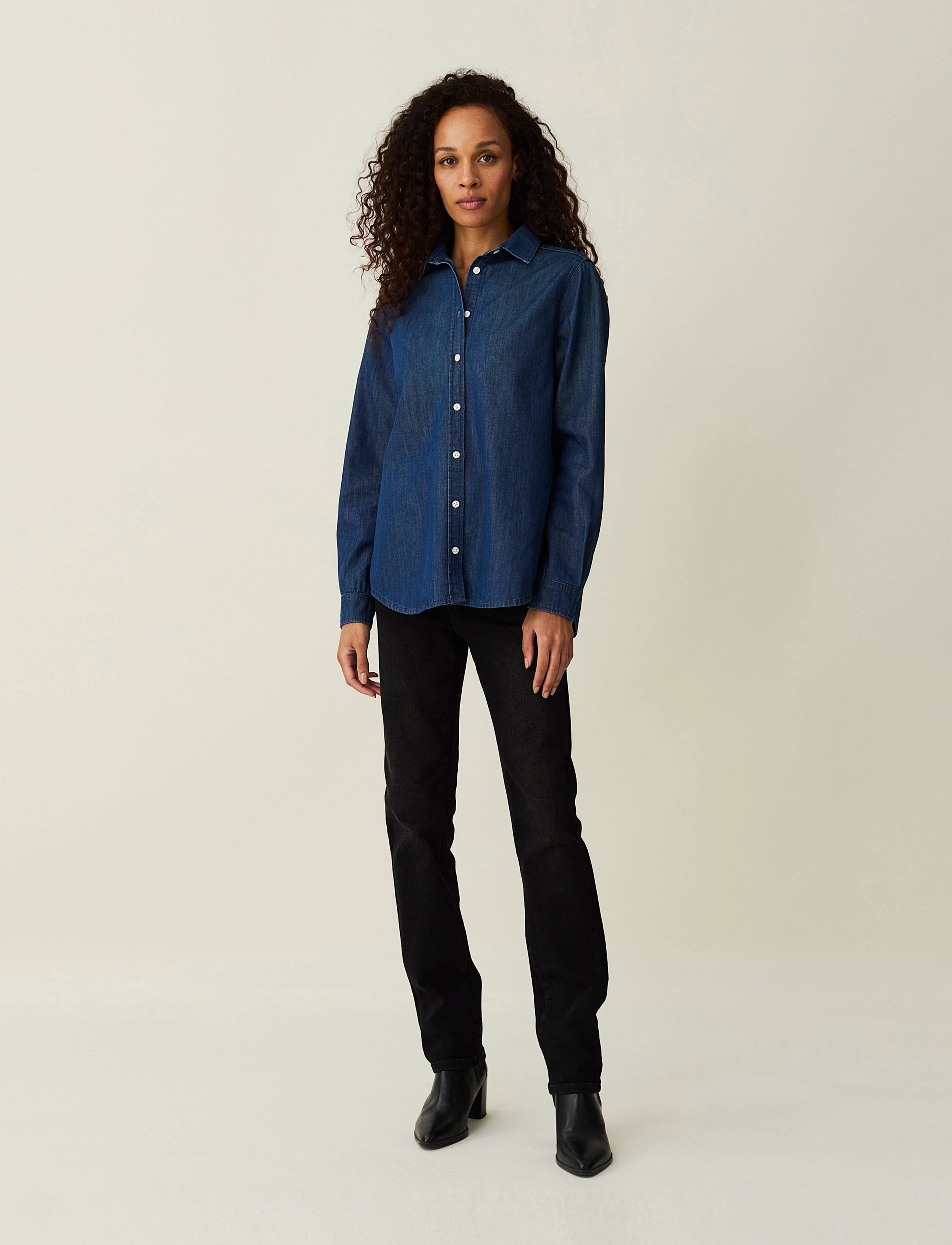 Lexington Clothing - Sanna Blue Denim Shirt - medium blue denim - 2