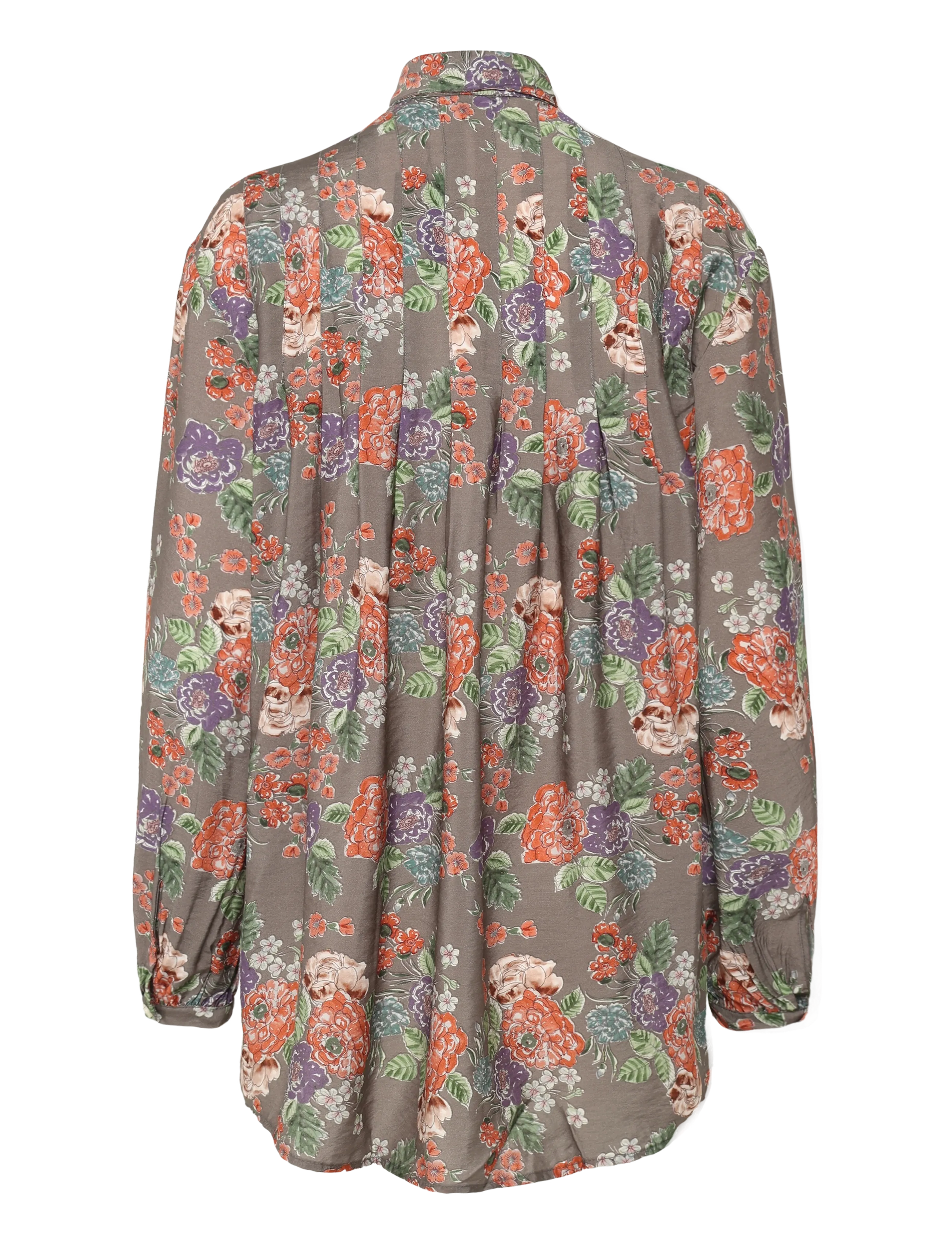 Lexington Clothing - Larissa Volume Blouse - langærmede bluser - flower print - 2