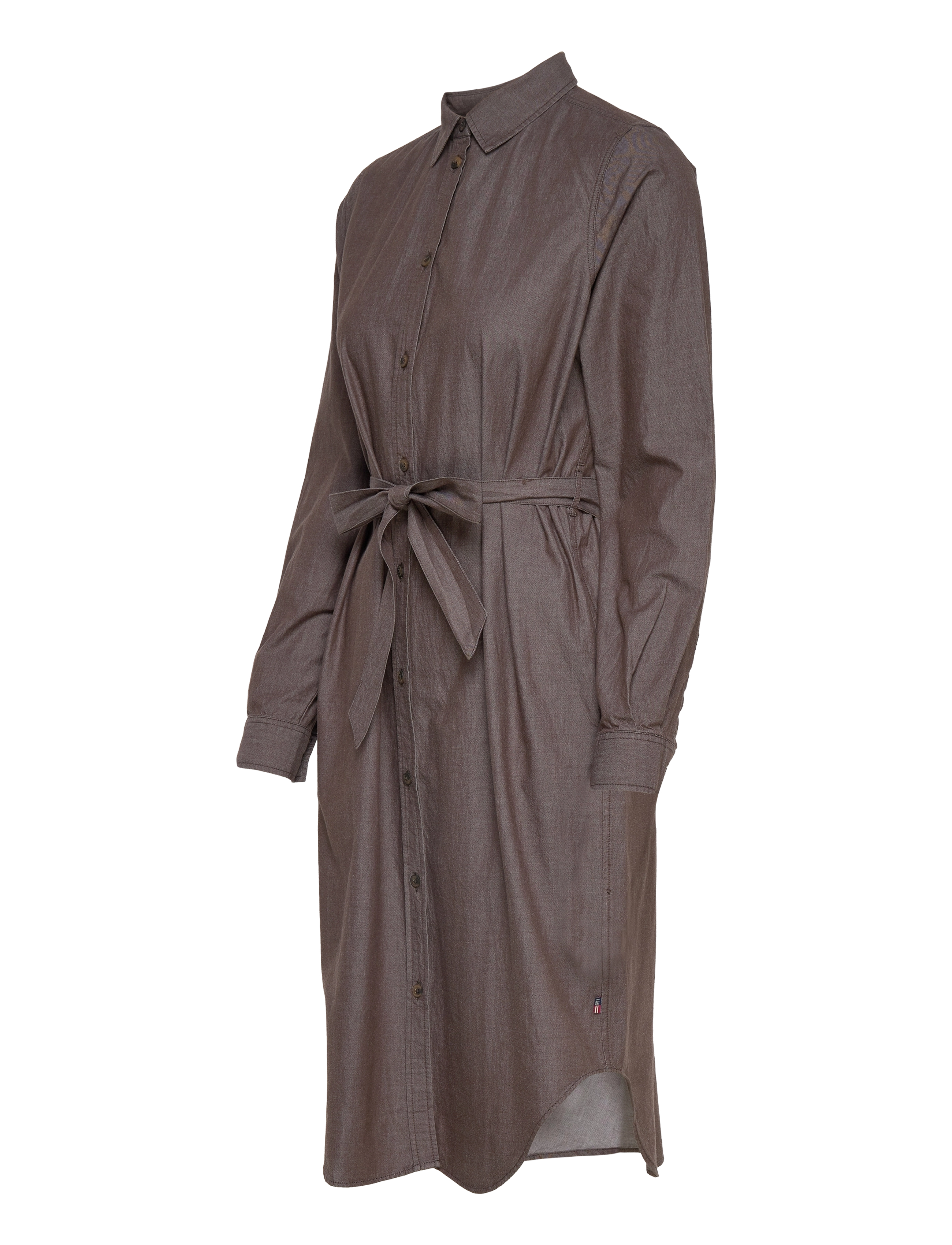 Lexington Clothing - Isa Brown Denim Shirt Dress - brown - 3