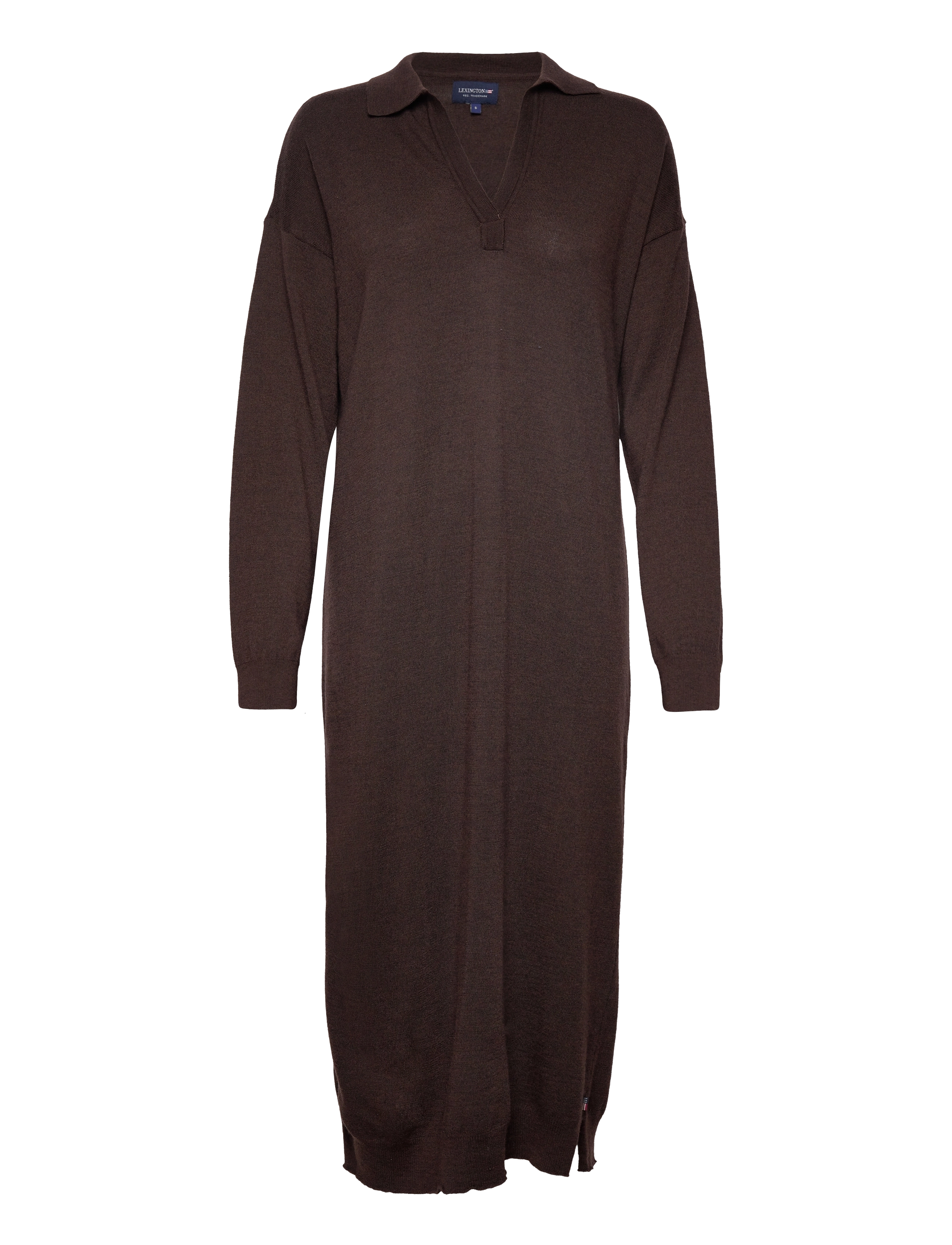 Lexington Clothing Fanny Merino Wool Knitted Polo Shirt Dress – midi  dresses – shop at Booztlet