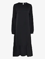 Lexington Clothing - Kinsley Viscose Crepe Dress - midi kjoler - black - 0
