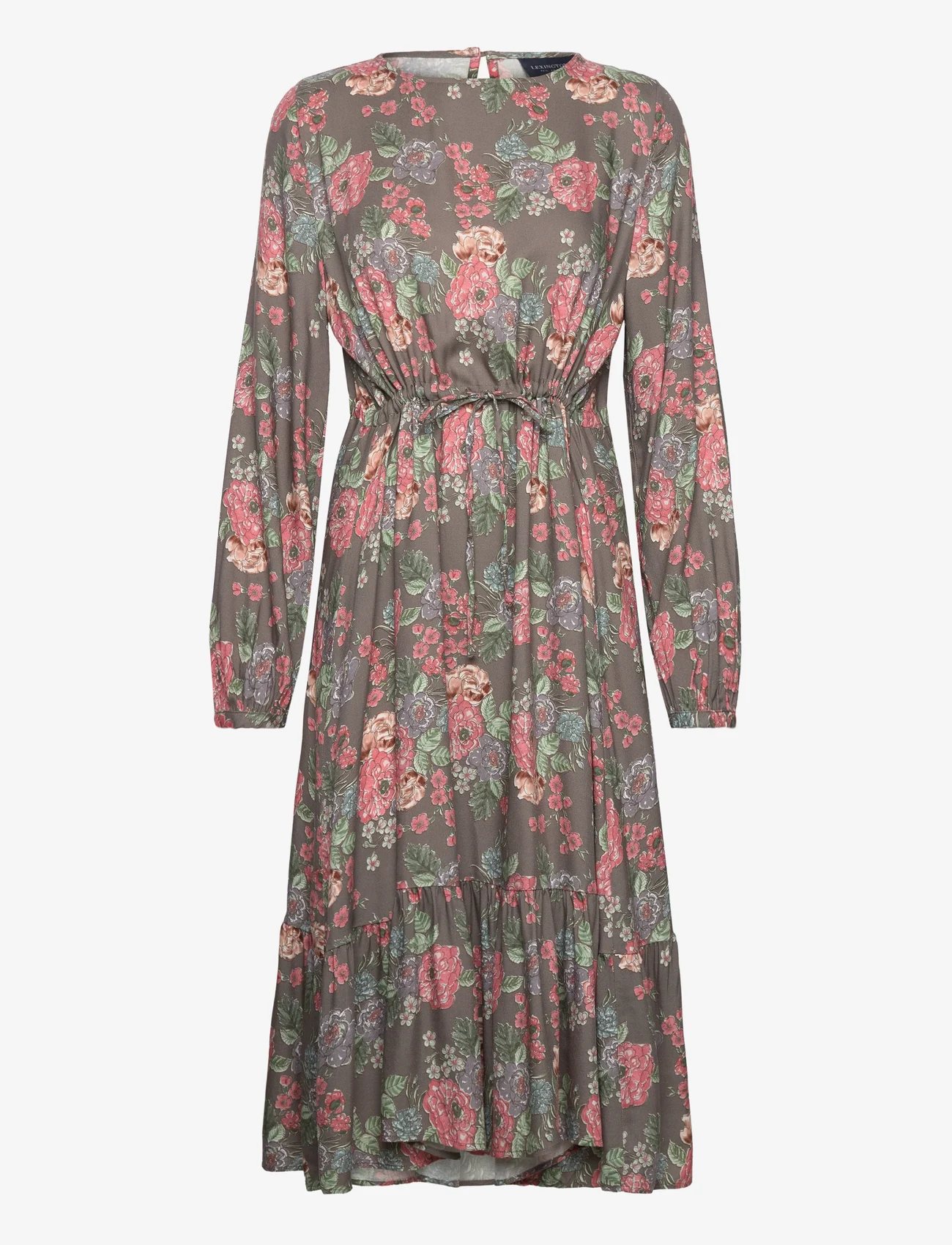 Lexington Clothing - Arya Flower Print Viscose Dress - flower print - 0