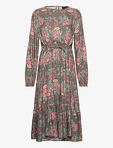 Arya Flower Print Viscose Dress, Lexington Clothing