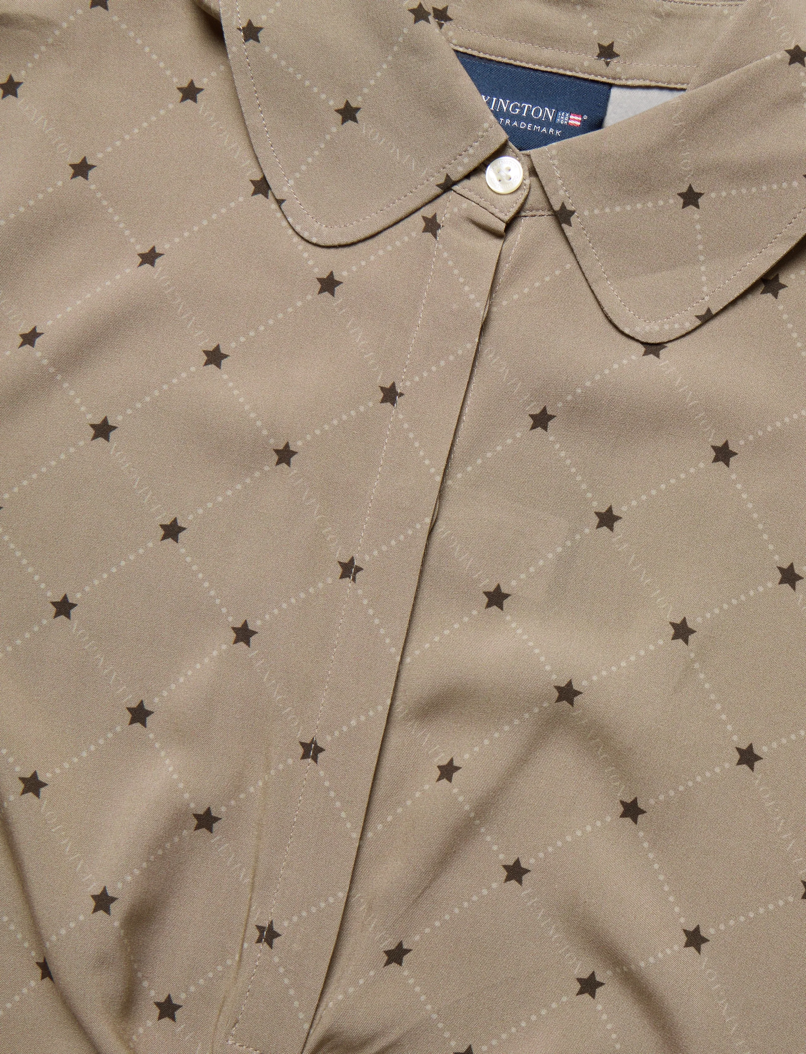 Lexington Clothing - Harper Signature Print Dress - skjortekjoler - brown multi - 5