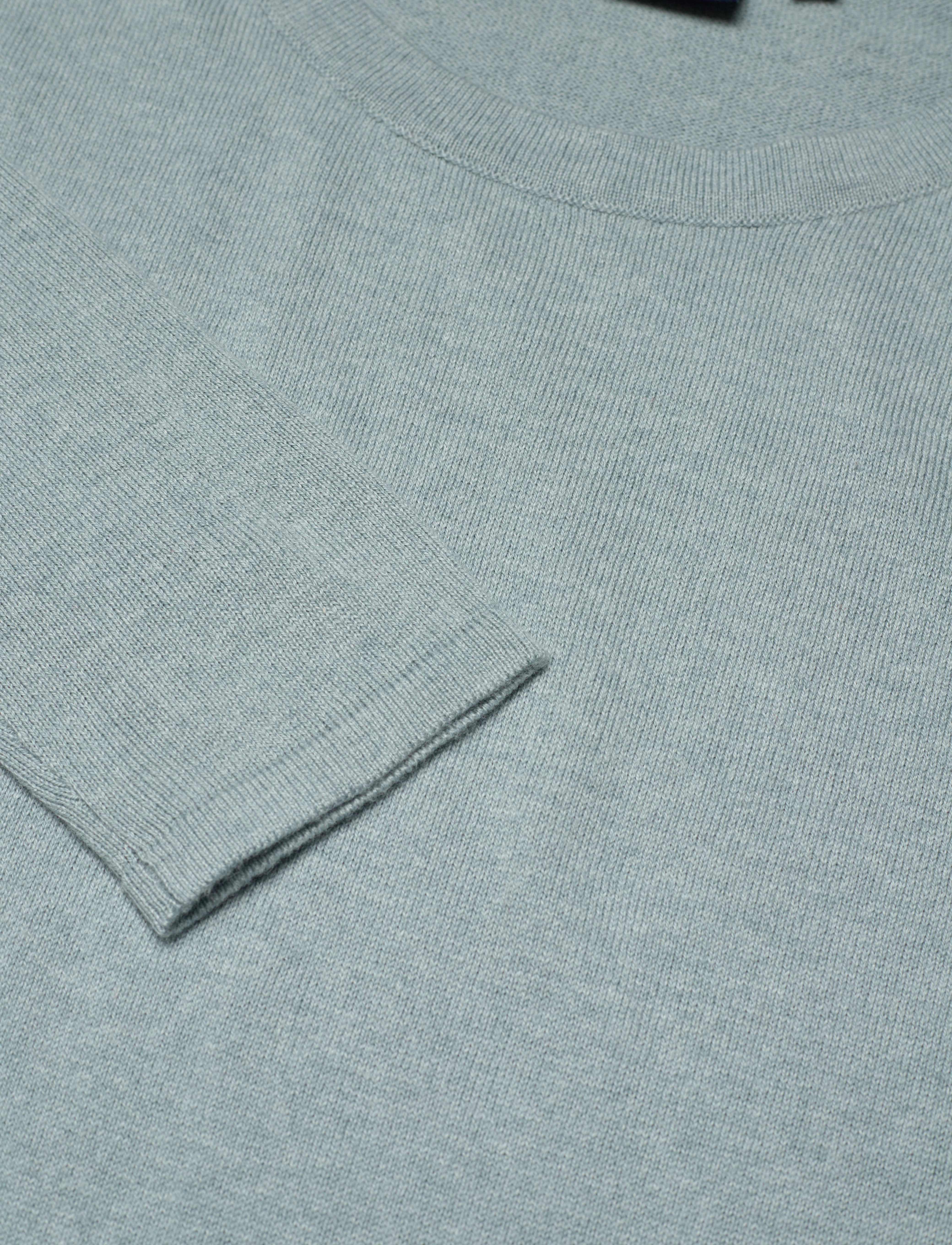 Lexington Clothing - Lea Organic Cotton/Cashmere Sweater - light blue melange - 5