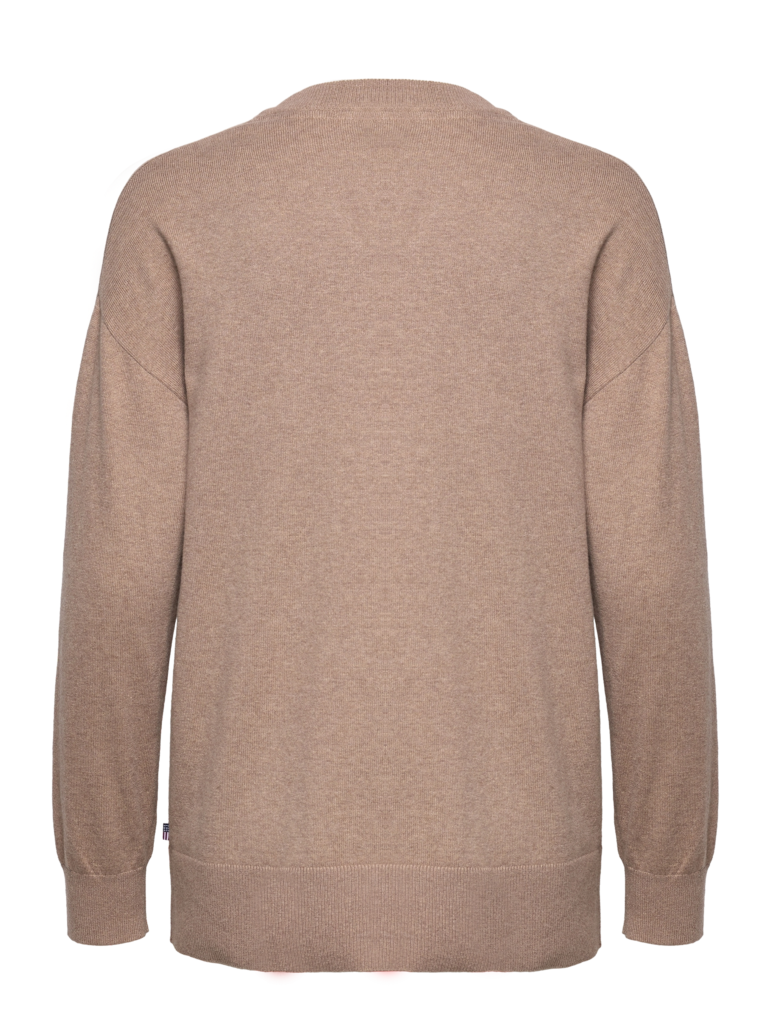 Lexington Clothing - Lizzie Organic Cotton/Cashmere Sweater - light brown melange - 1
