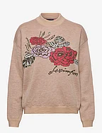 Demi Merino Wool Intarsia Knitted Sweater - BEIGE MULTI