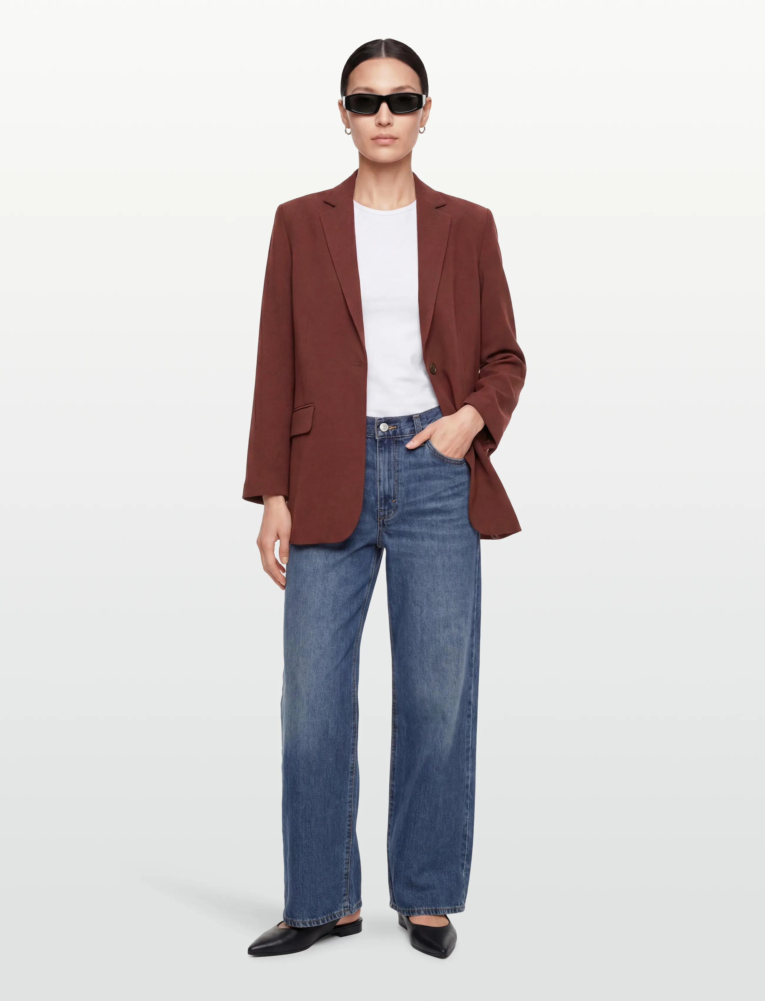Lexington Clothing - Vivienne Blazer - festtøj til outletpriser - dark red - 0