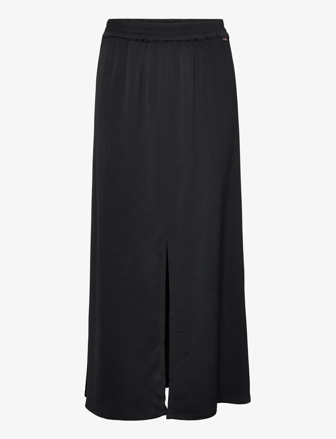 Lexington Clothing - Savannah Viscose Skirt - midi garuma svārki - black - 0