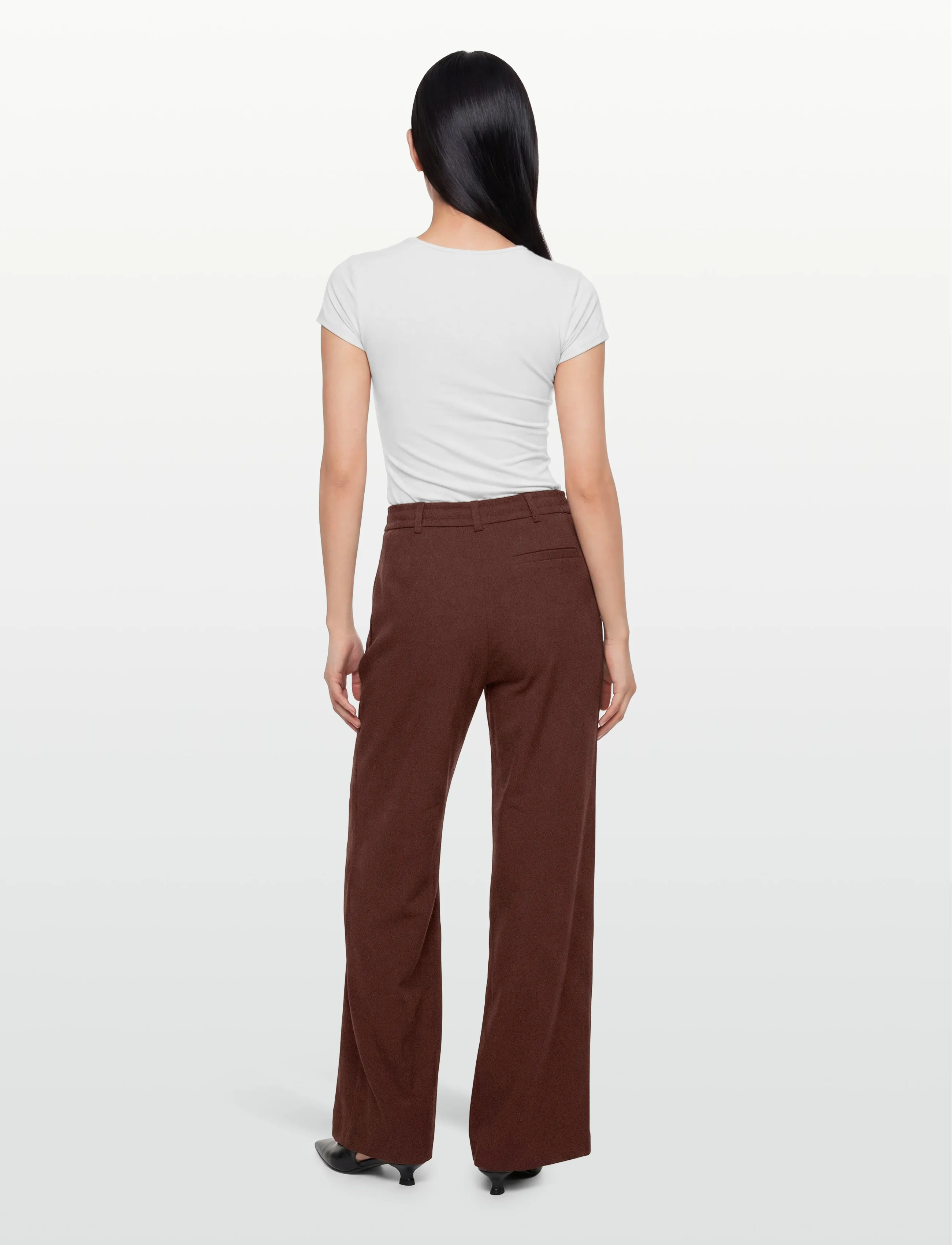Lexington Clothing - Cleo Tailored Pants - festtøj til outletpriser - dark red - 4
