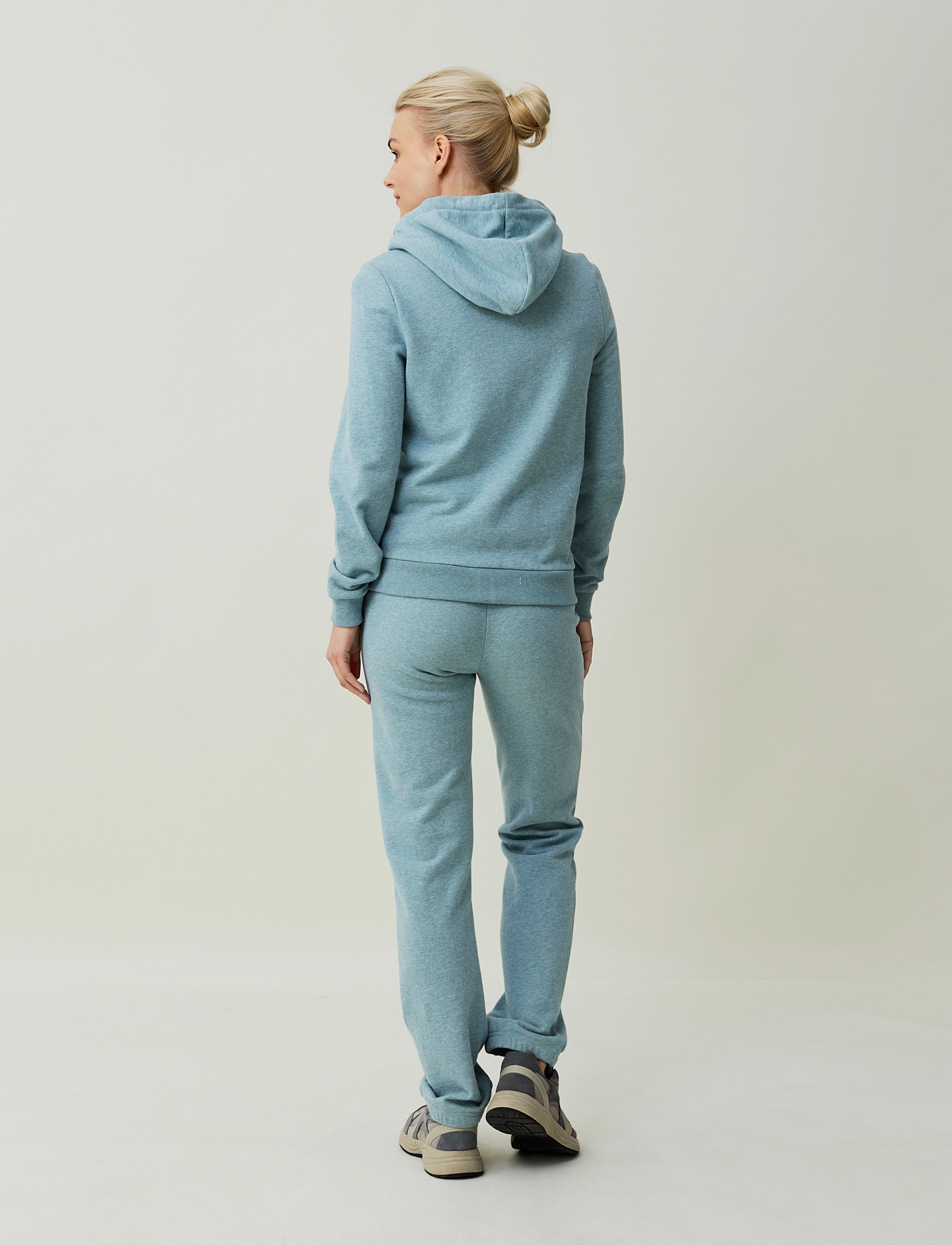 Lexington Clothing - Kimberly Hood - light blue melange - 3