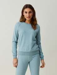 Lexington Clothing - Nina Sweatshirt - dressipluusid ja kapuutsiga dressipluusid - light blue melange - 2