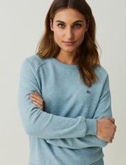 Lexington Clothing - Nina Sweatshirt - sweatshirts & kapuzenpullover - light blue melange - 3
