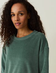Lexington Clothing - Martha Organic Cotton Velour Sweatshirt - kvinnor - green - 4